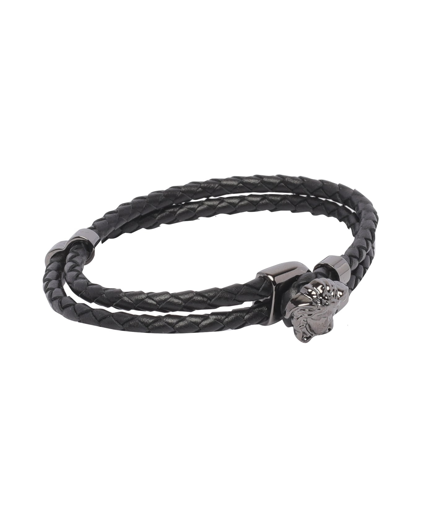 'la Medusa' Leather Bracelet - 2