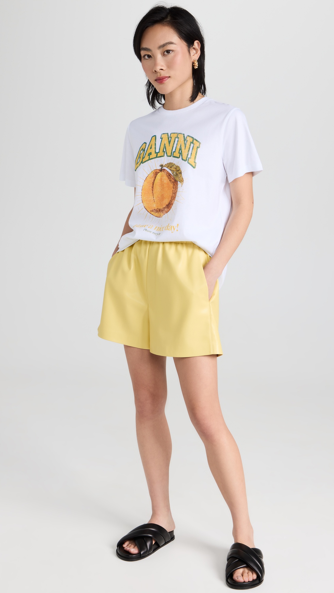Basic Jersey Peach Relaxed Tee - 4