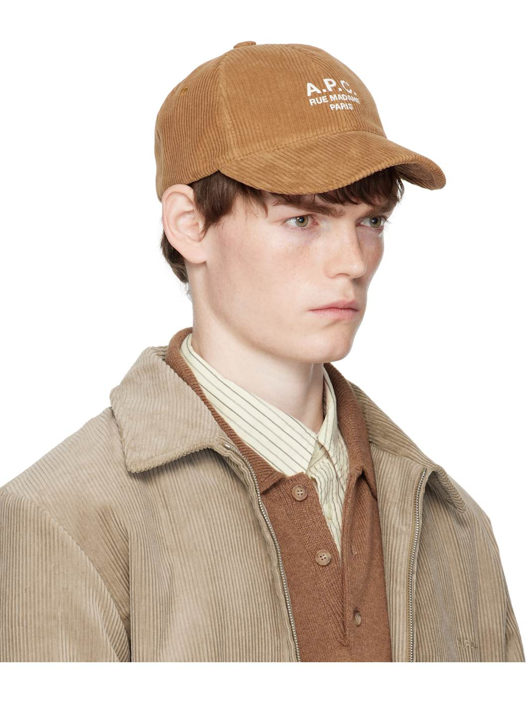 Tan Charlie 'Rue Madame' Baseball Cap - 2