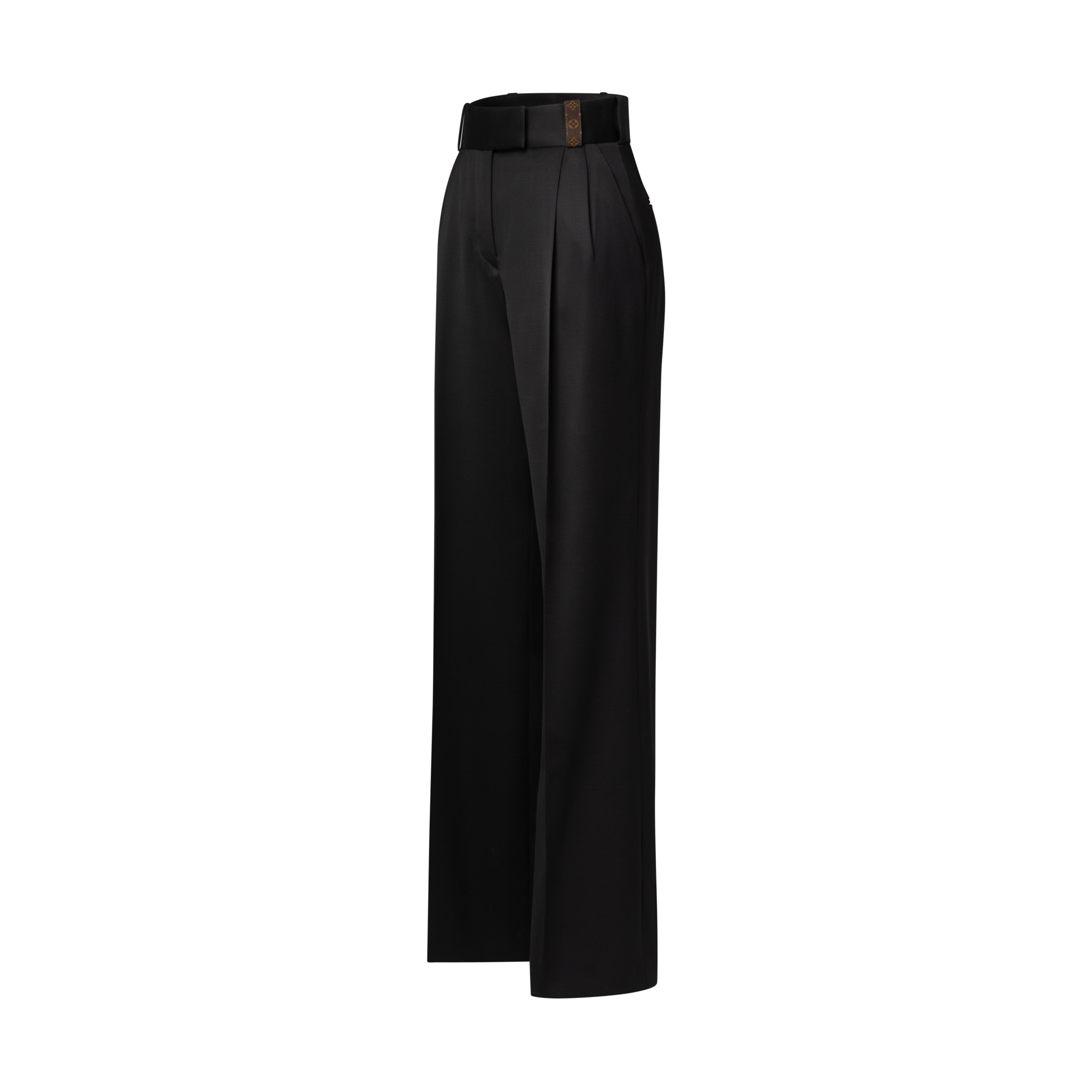 Wool Tailored Pleat Pants - 2
