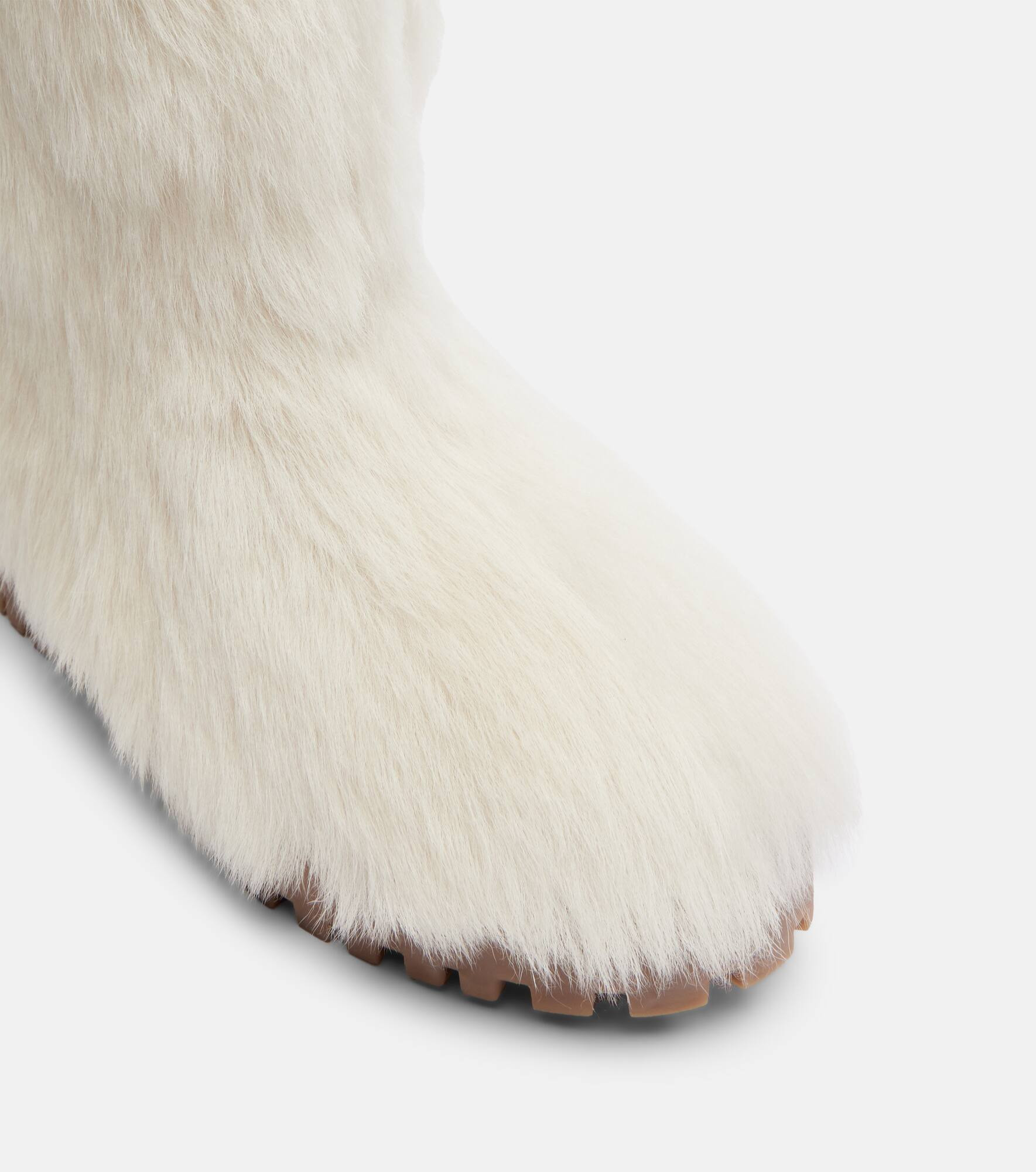 Shearling mid-calf boots - 5