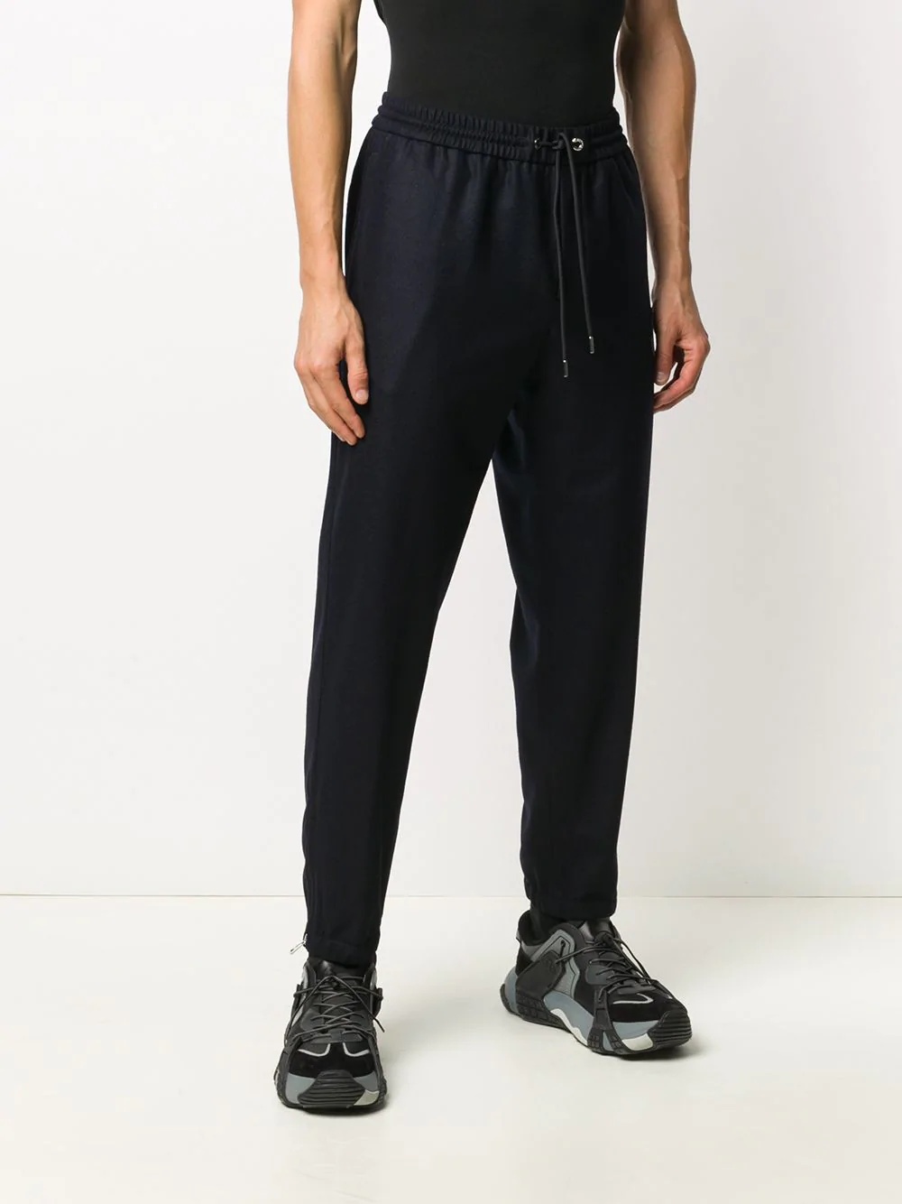 logo patch track pants - 3