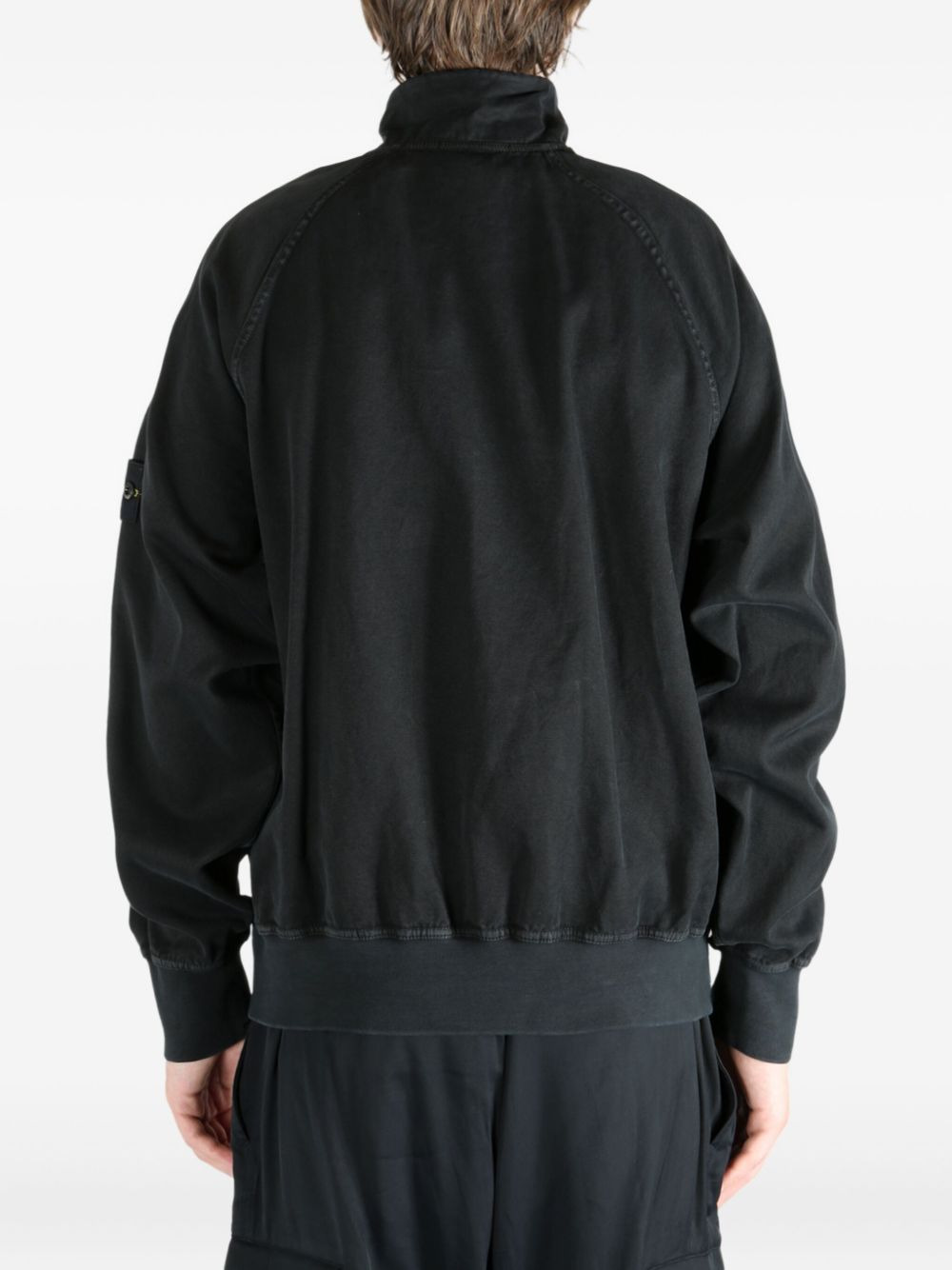 zip-fastening high-neck sweatshirt - 4