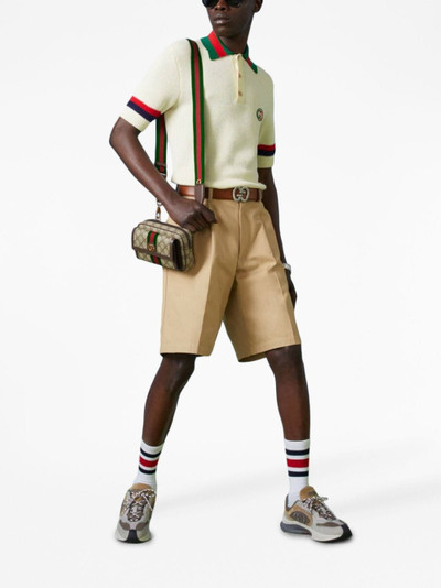 GUCCI logo-embroidered bermuda shorts outlook