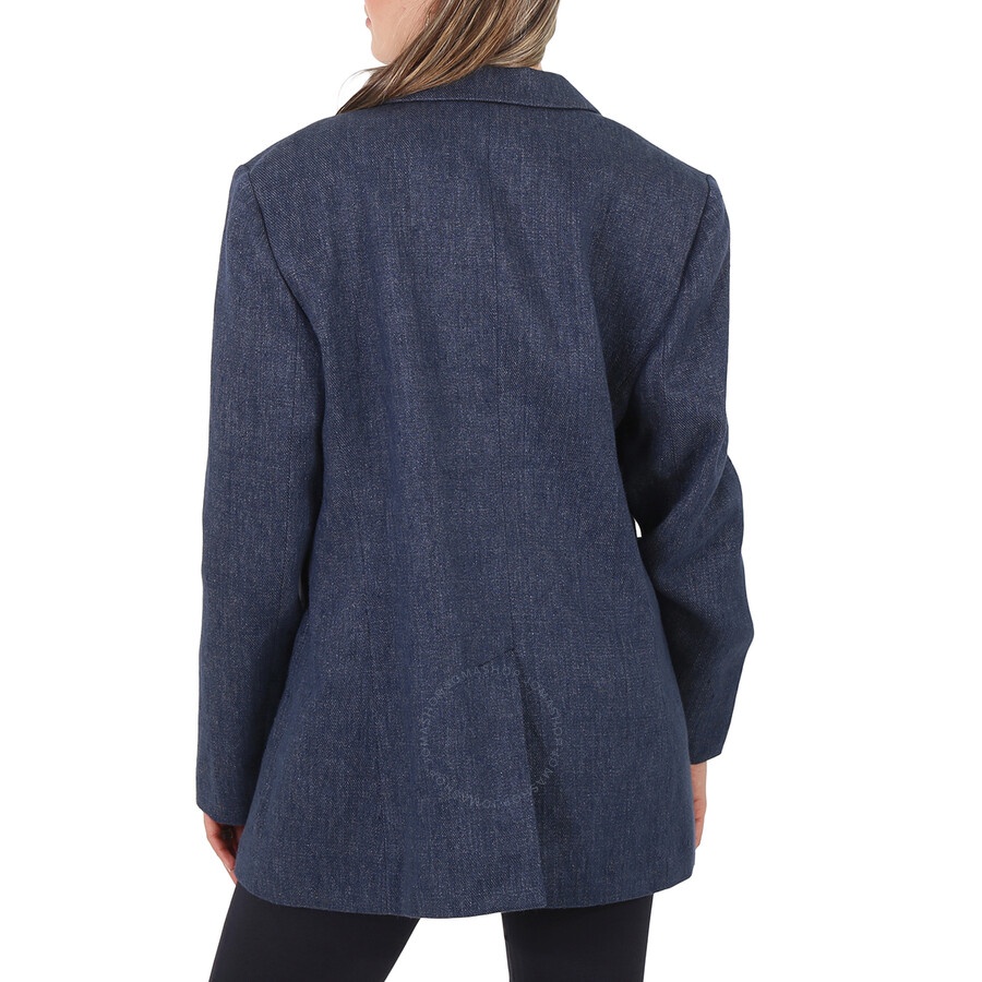 Chloe Ladies Deep Ocean Classic Tailored Jacket, Brand Size 42 (US Size 10) - 5