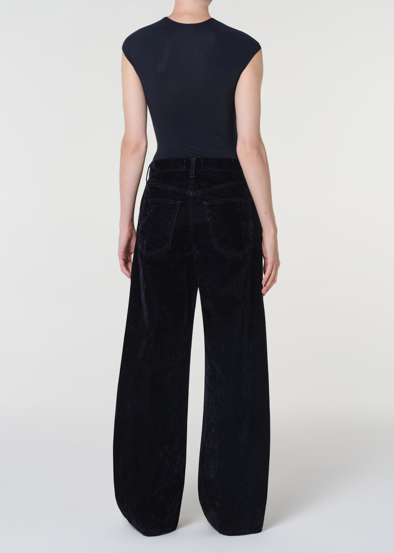 LOW CURVE JEAN (VELVET) IN BLUE CRUSH 5