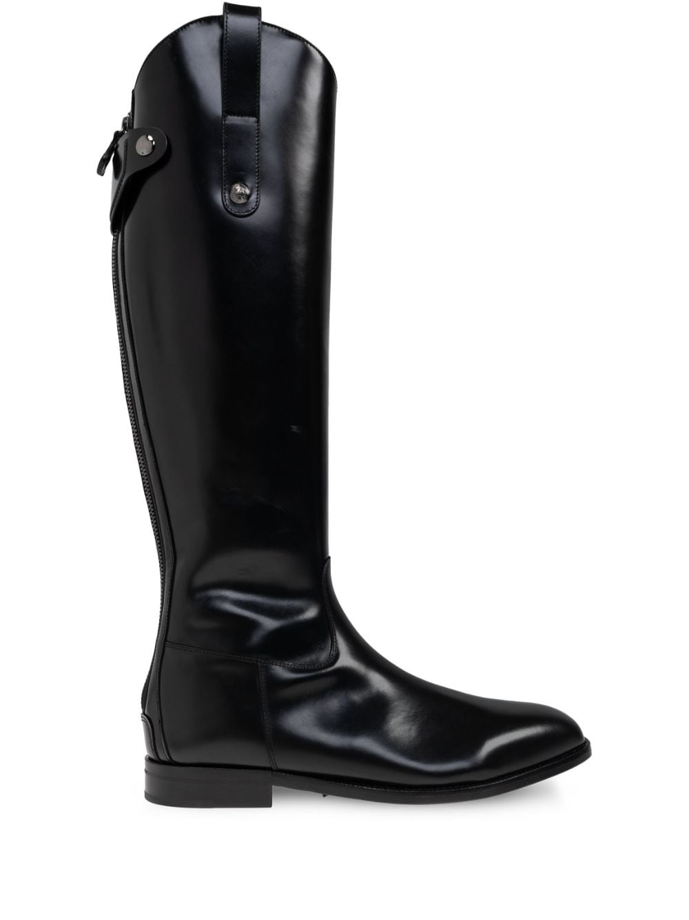 leather knee-high boots - 1
