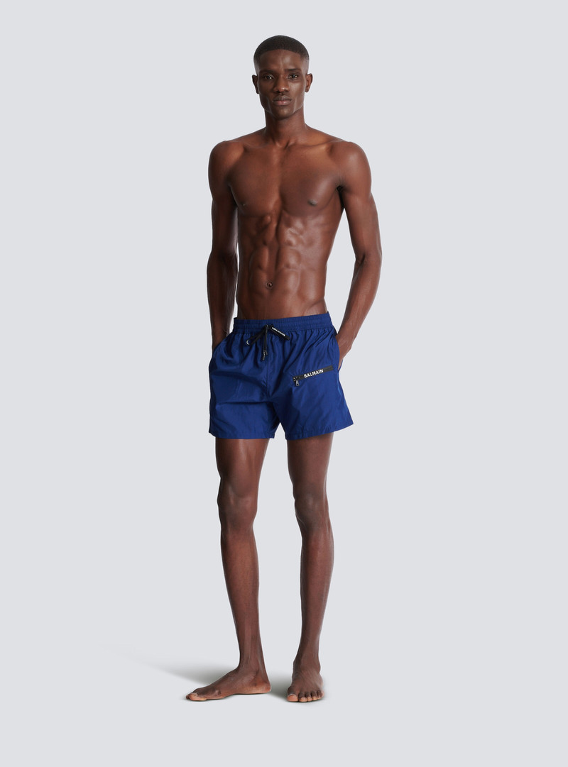 Balmain Balmain logo swim shorts outlook