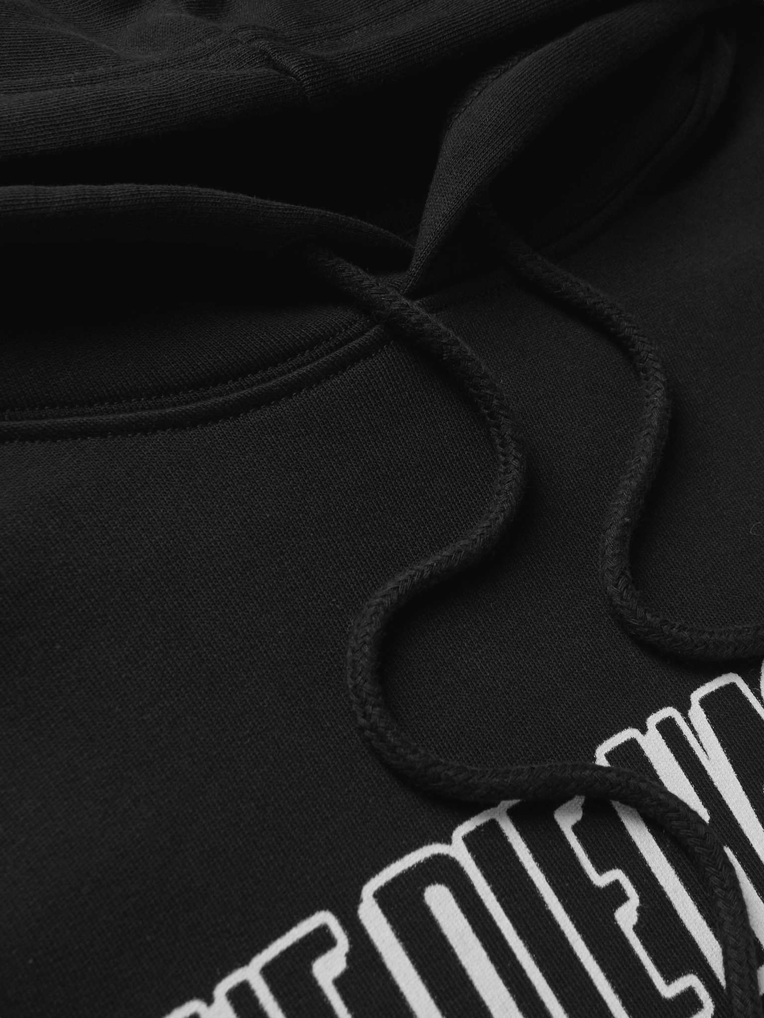 Printed Cotton-Jersey Hoodie - 5