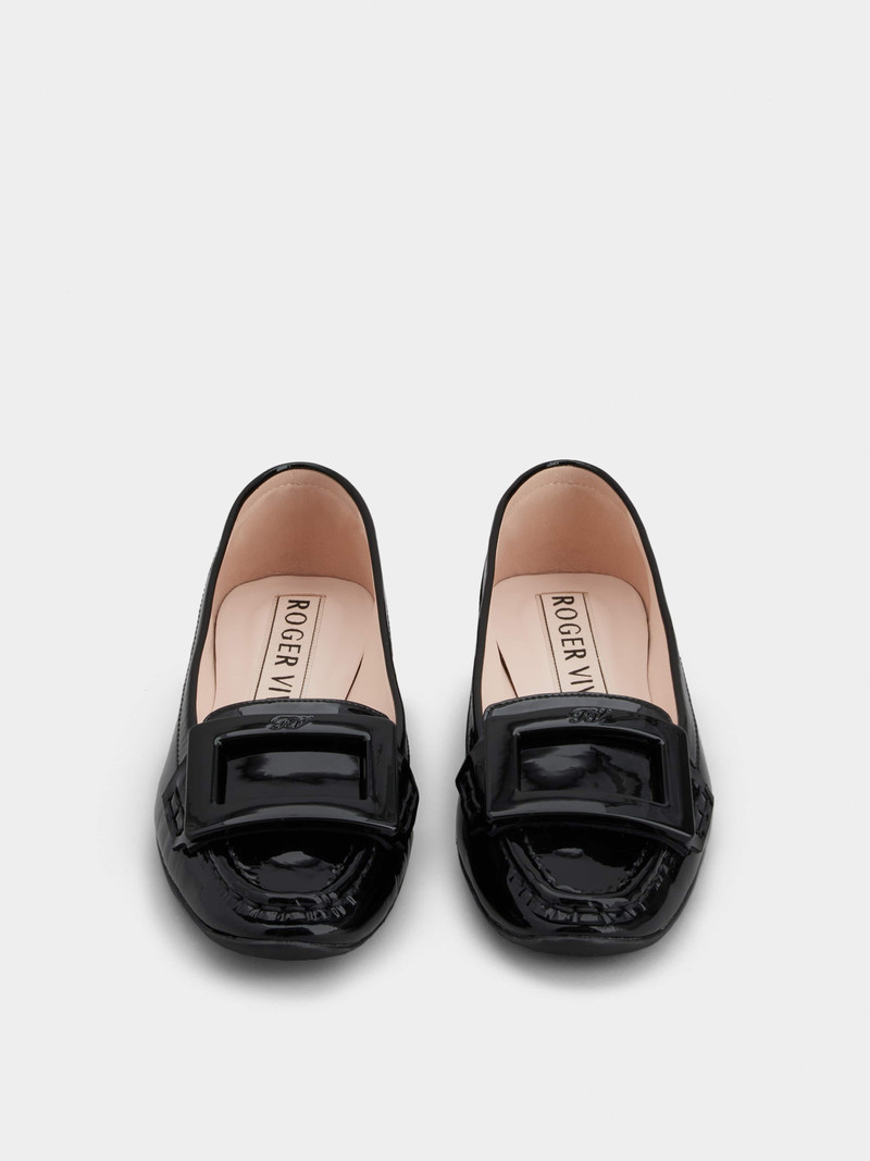 Lacquered Buckle Loafers in Patent Leather 7