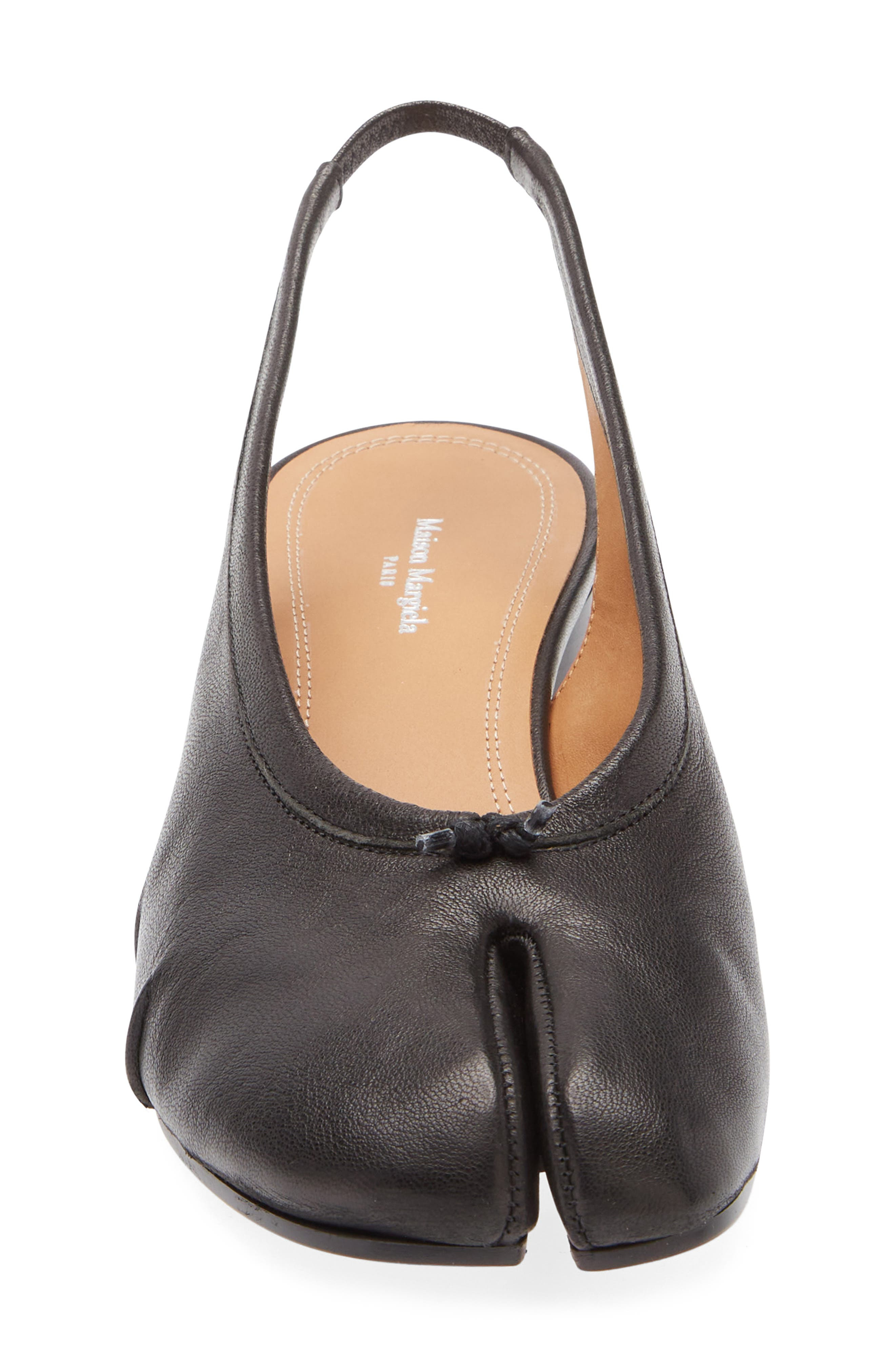 Maison Margiela Tabi Slingback Pump in Black at Nordstrom - 4