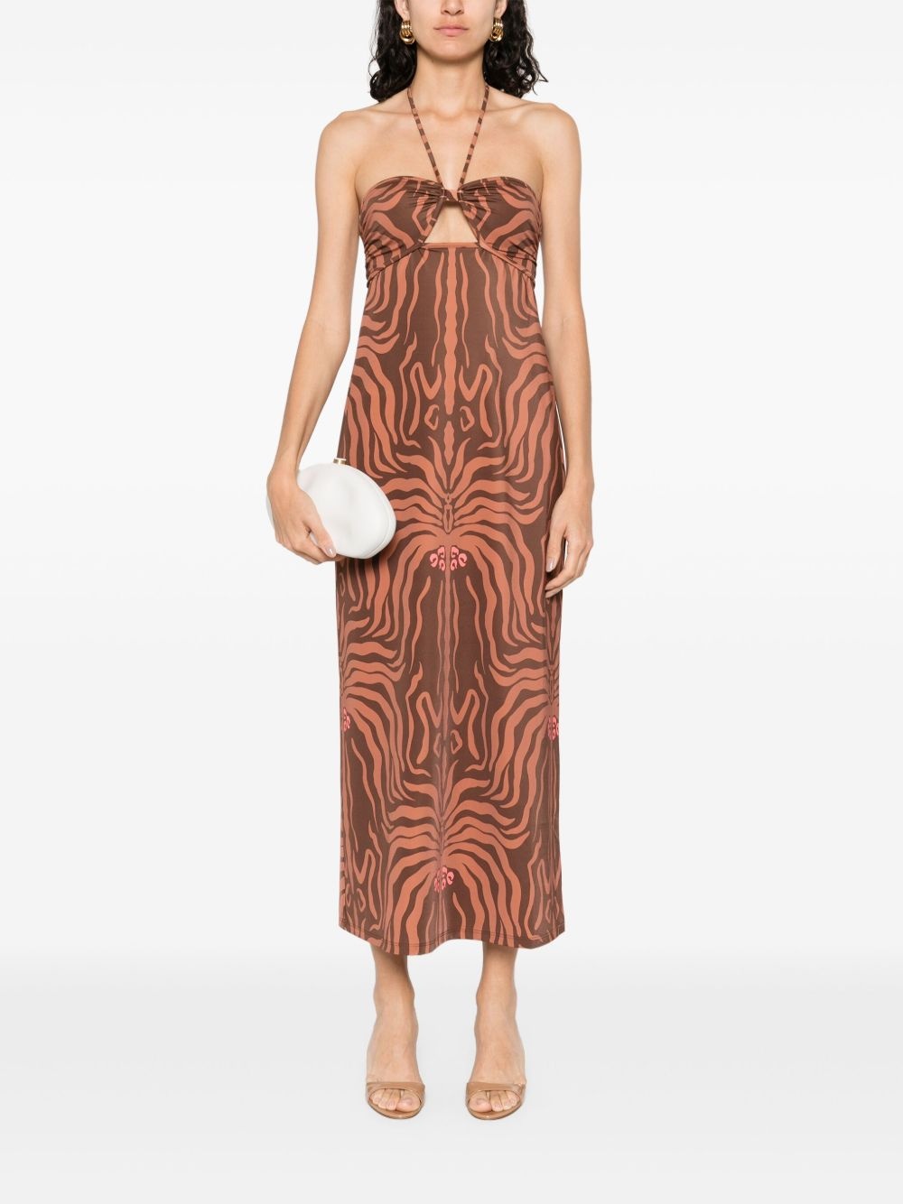 Jungle Palms midi dress - 2