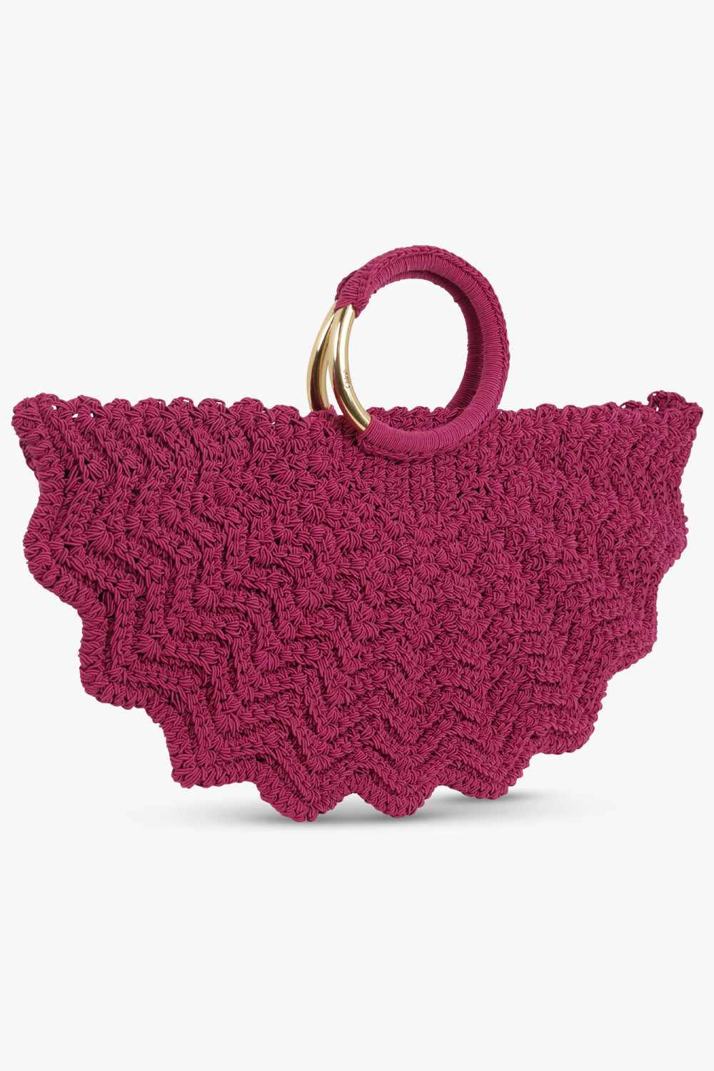 BRACELET PARAVENT LOGO CROCHET TOTE BAG | CRUSHED VIOLET - 2