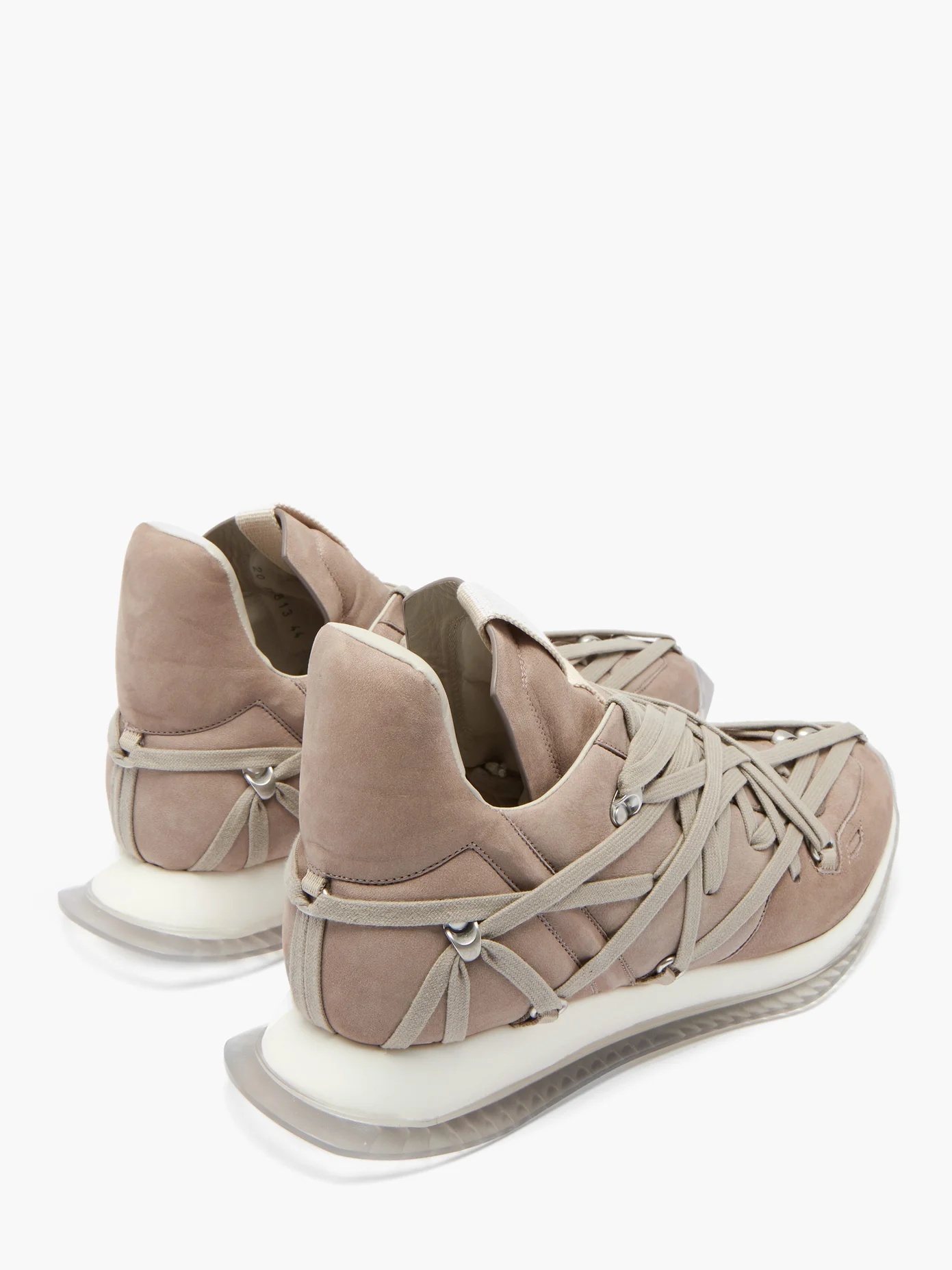 Maximal Runner laced leather trainers - 4