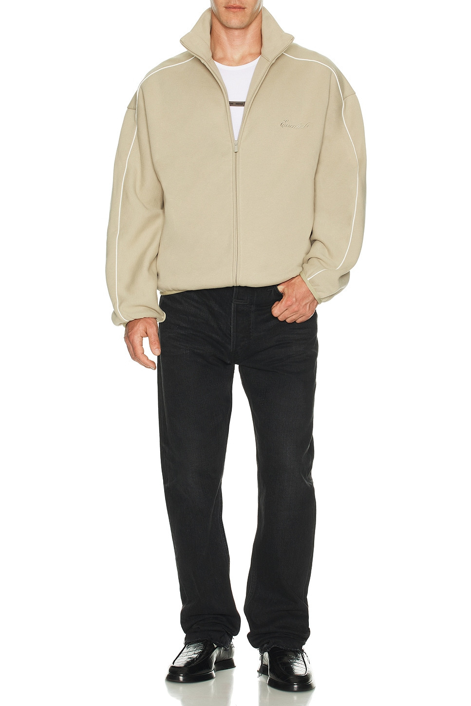 Modern Fit Fleece Track Jacket - 5