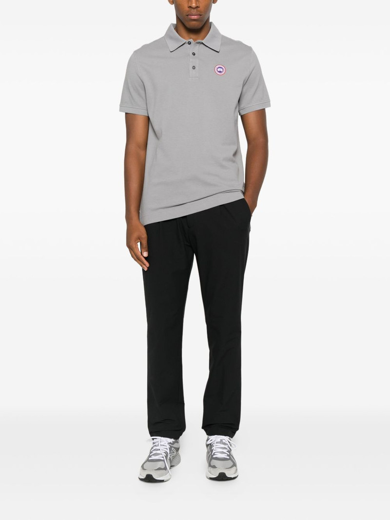 Herno drawstring cotton trousers outlook