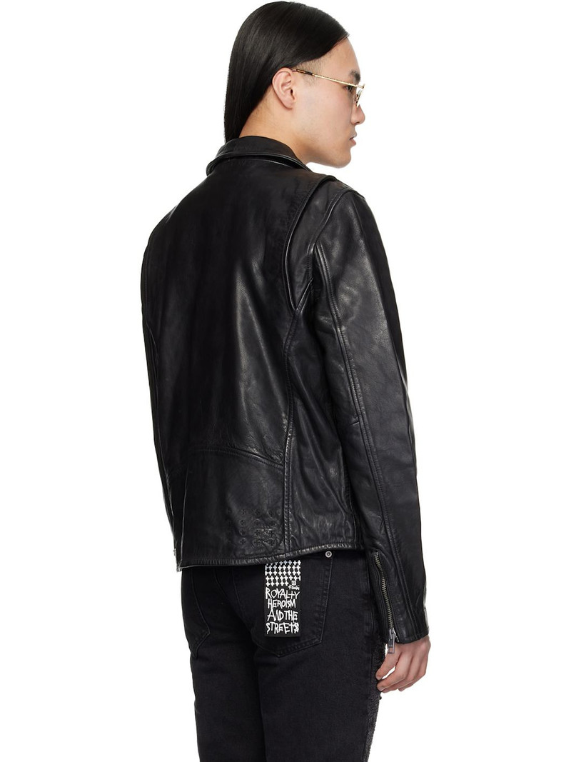 Black Capitol Leather Jacket 3