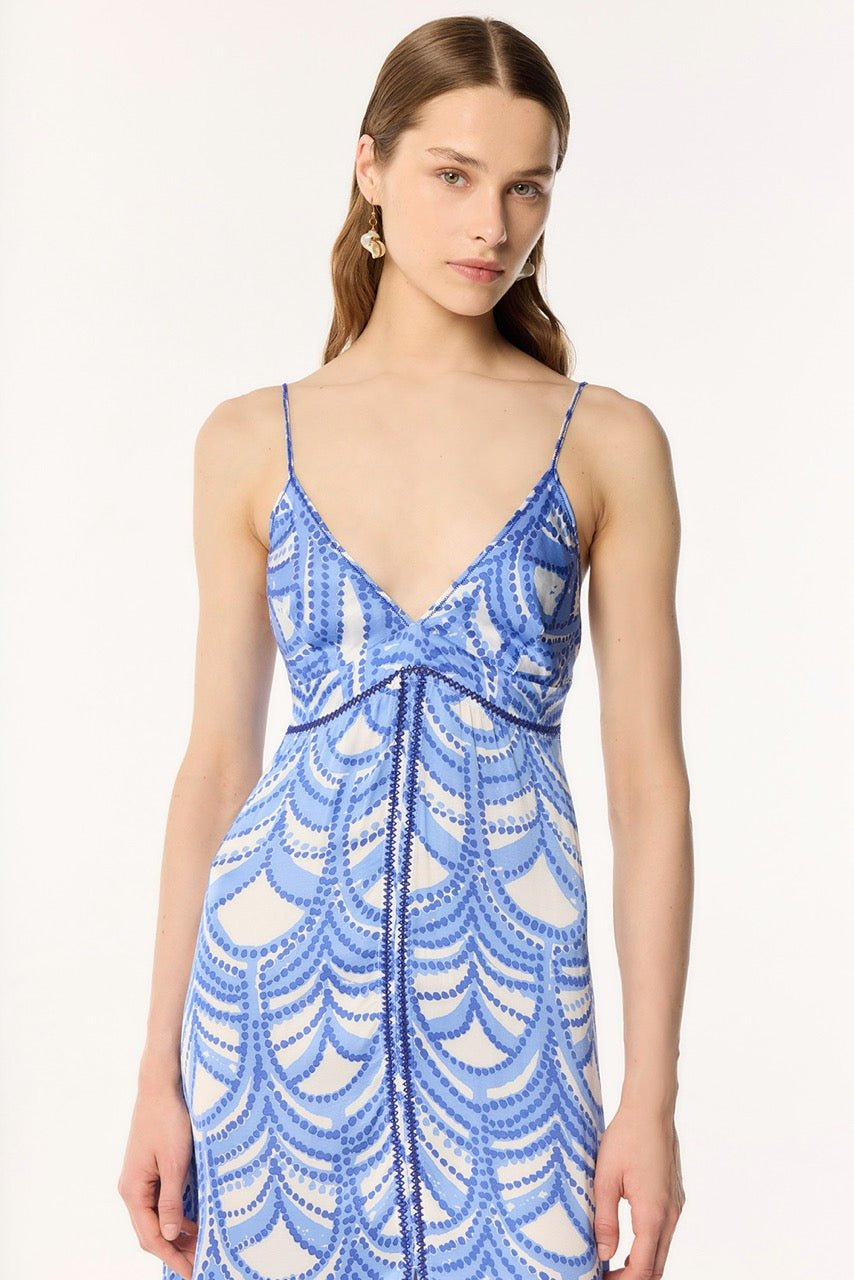 Long Dress Denise - Blue Himba - 3