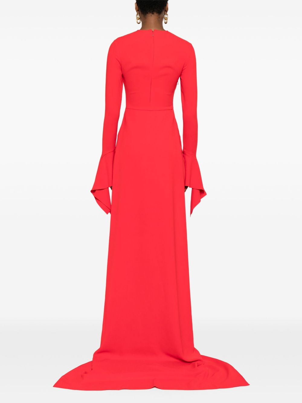 Blake long-sleeve flared-cuff dress - 4
