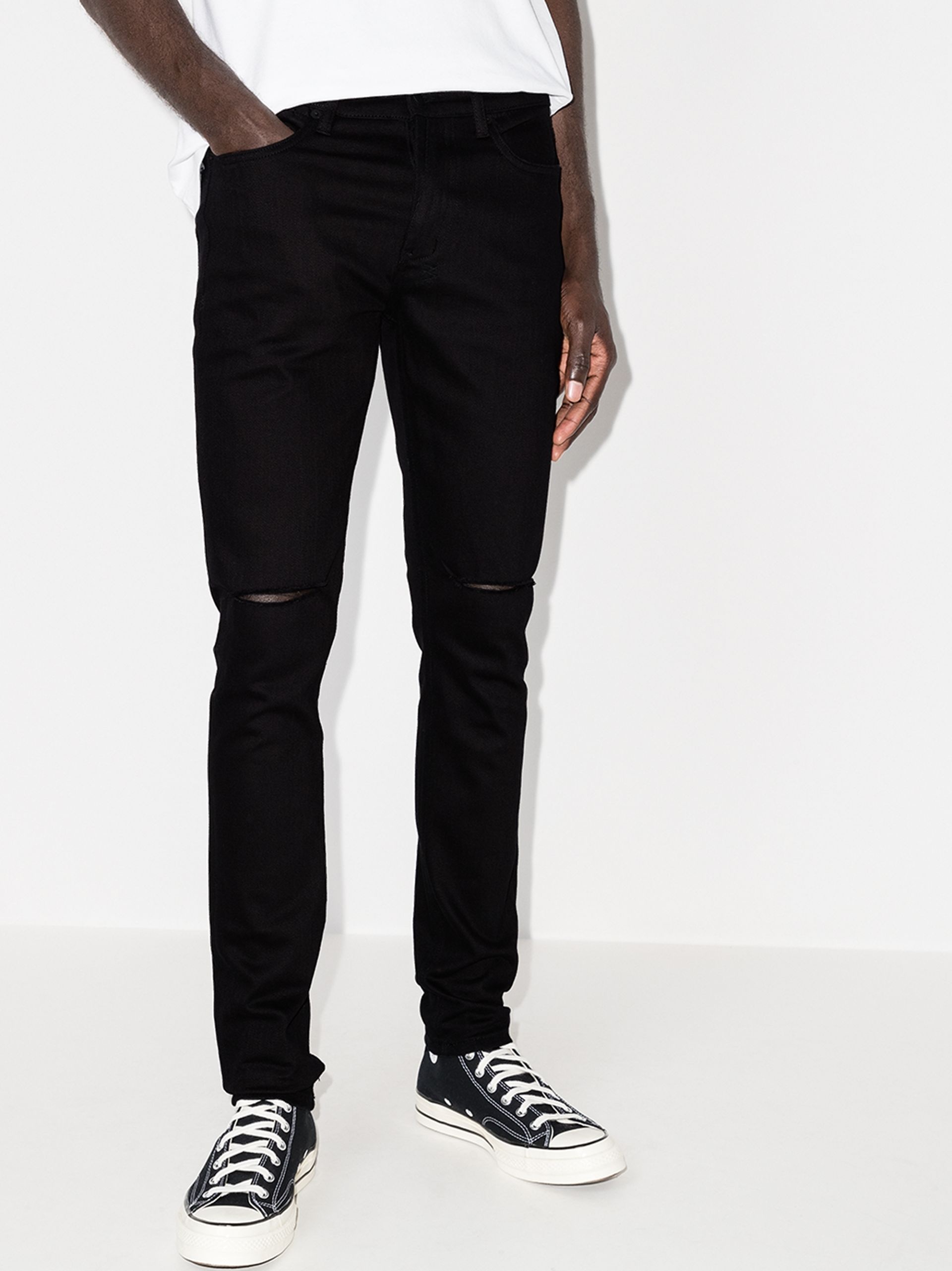 Black Van Winkle Ace Slice skinny jeans - 3