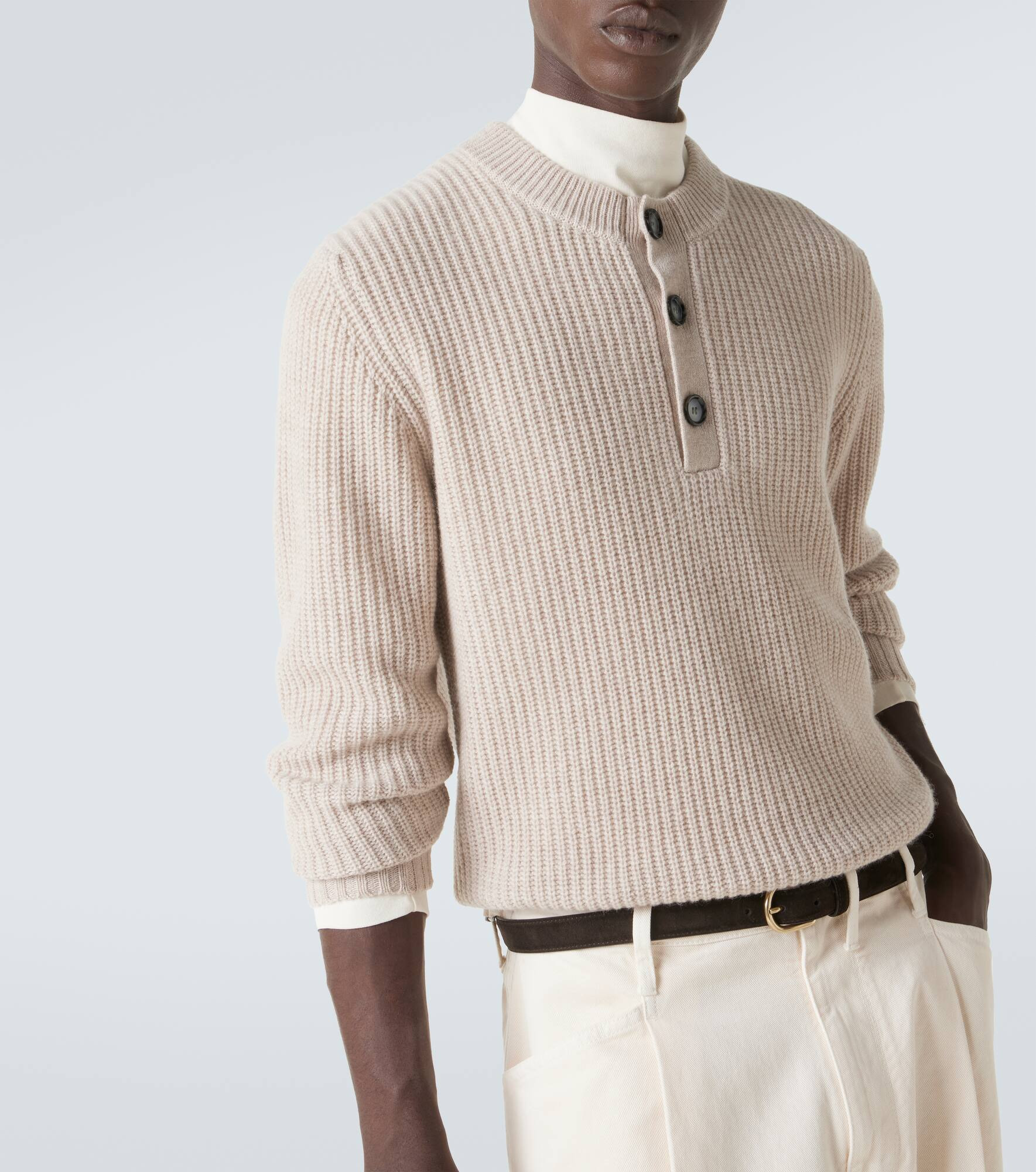 Wool and cashmere sweater - 6