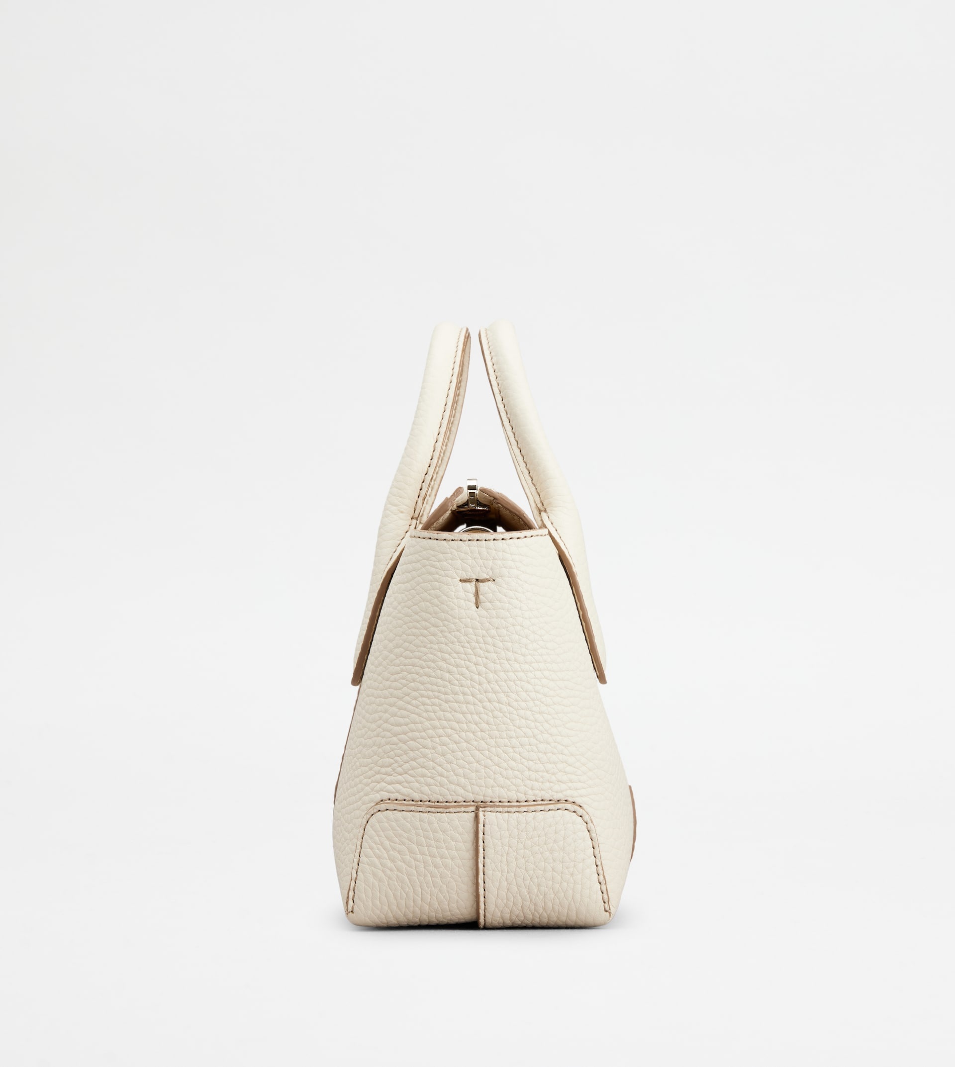 TOD'S DI BAG IN LEATHER MINI - OFF WHITE - 3
