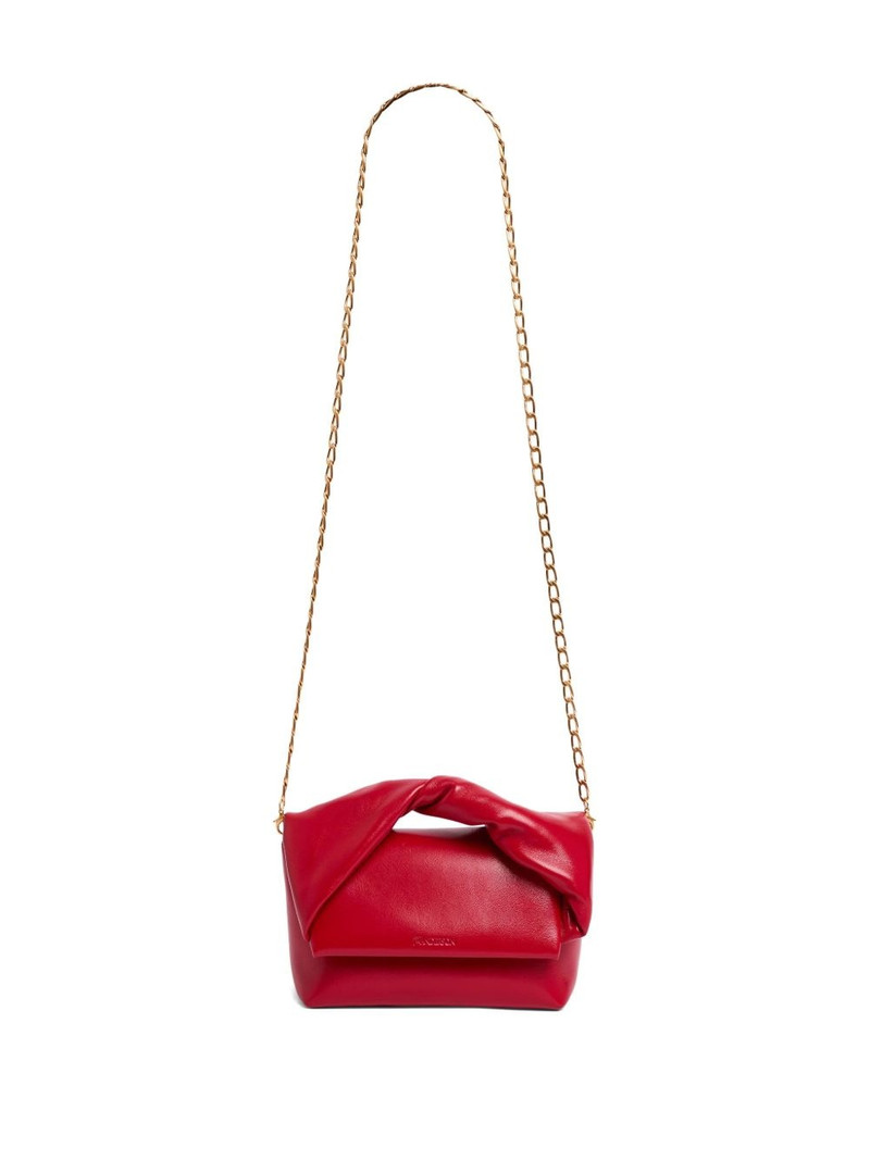 twisted-handle leather tote bag 5