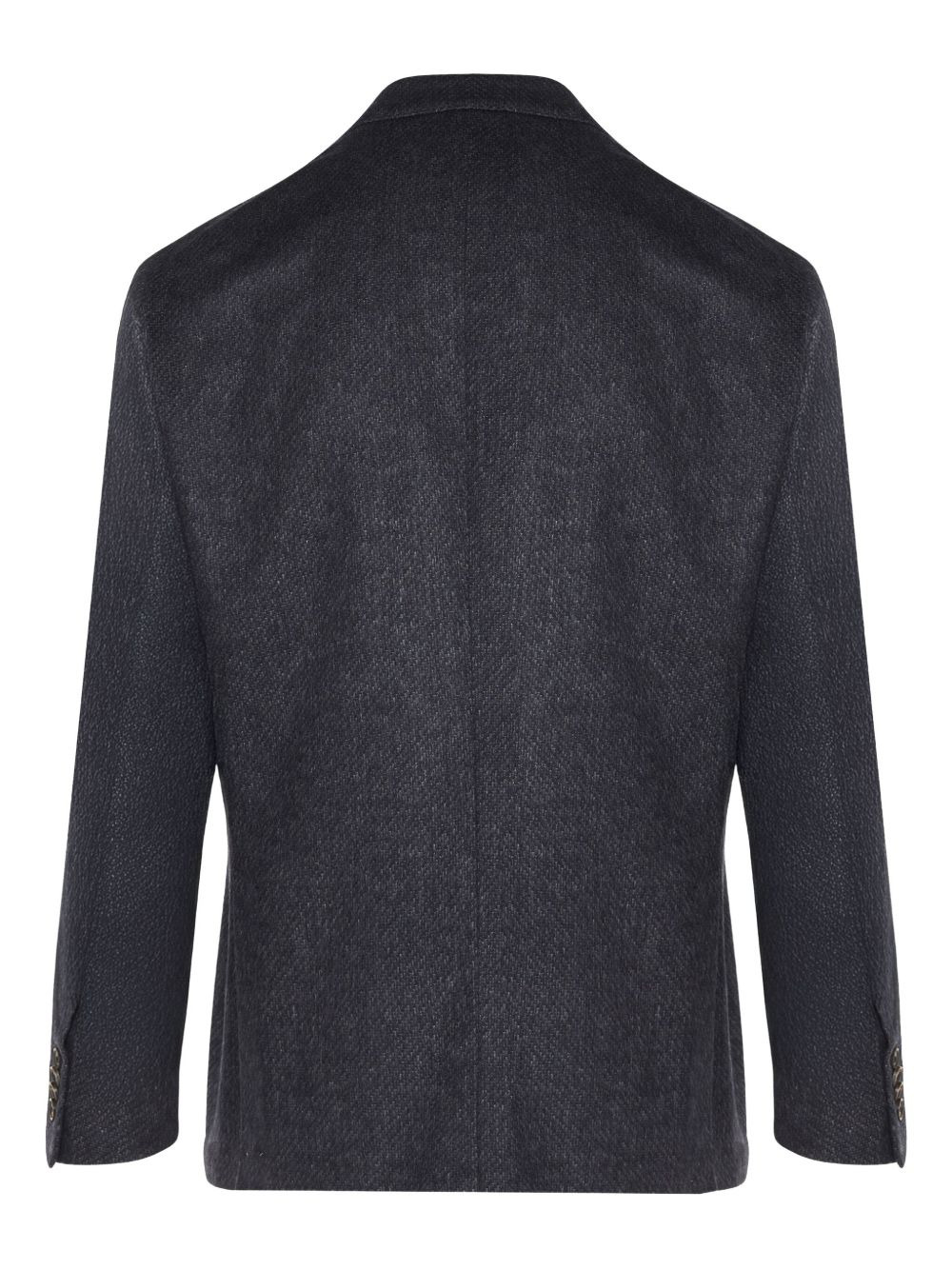 textured two-button blazer - 2