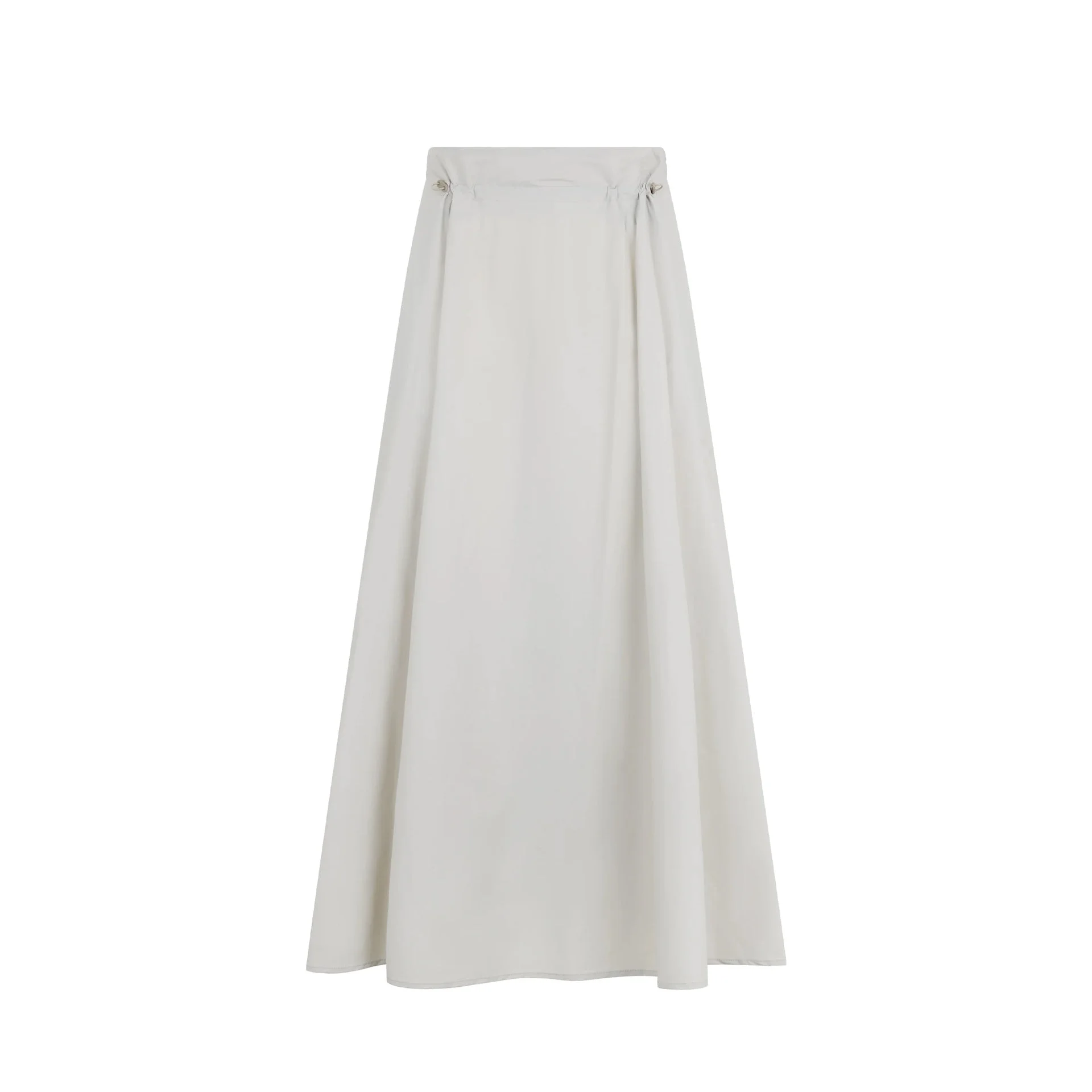 Herno Long Skirt Gray Elastane Polyamide - 1