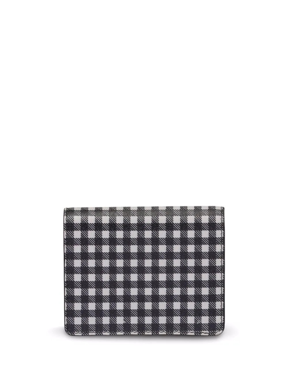 small gingham-print wallet - 2