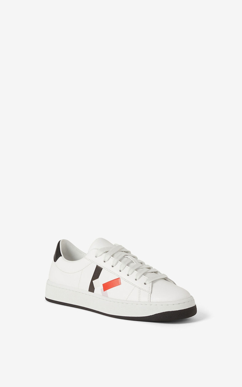 KENZO Leather KENZO Kourt K Logo sneakers outlook