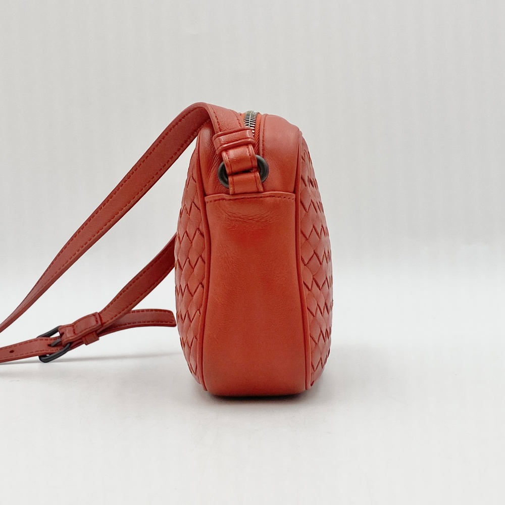 Bottega - Bottega Veneta Orange Square Crossbody Bag - 2