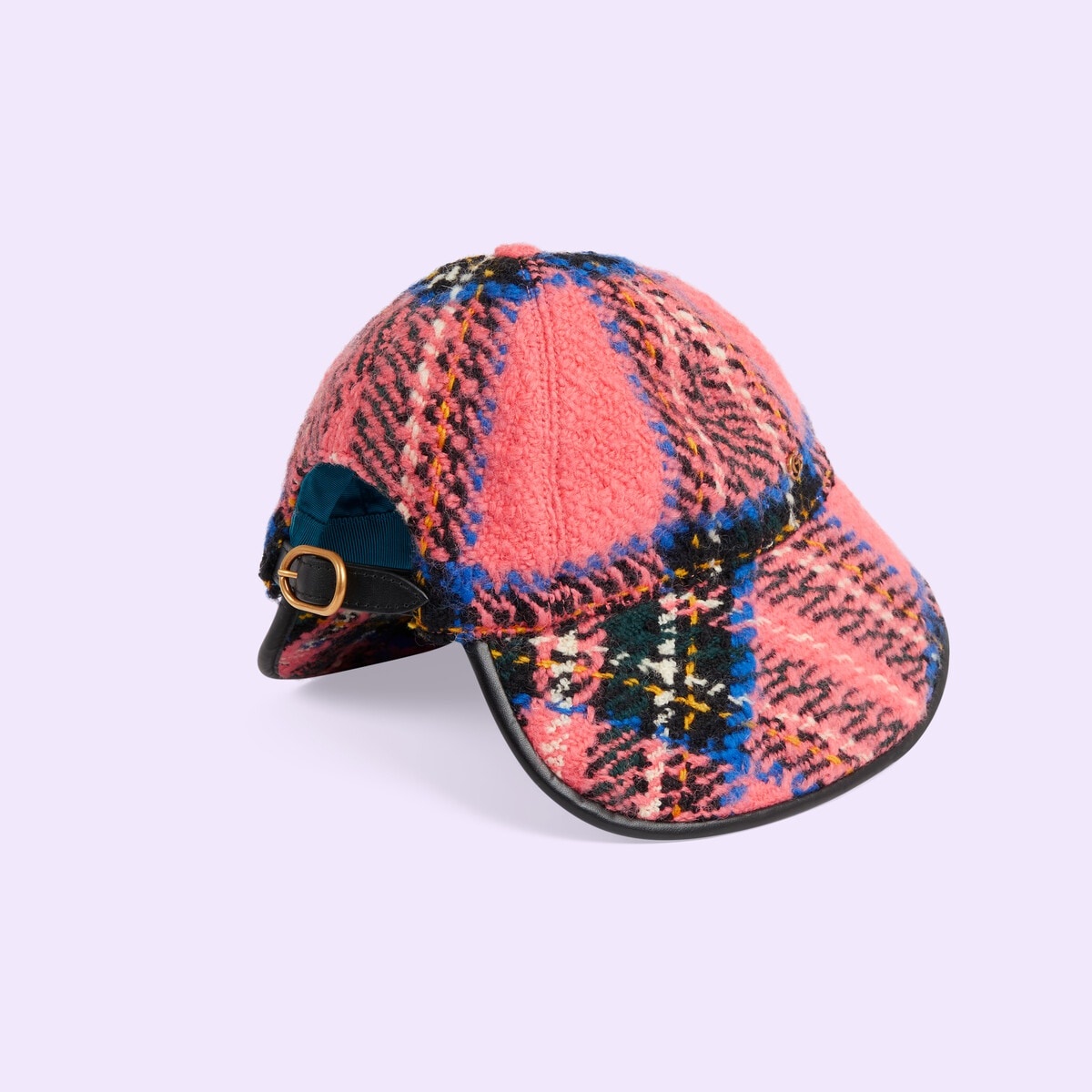 Tweed wide-brimmed baseball hat - 4