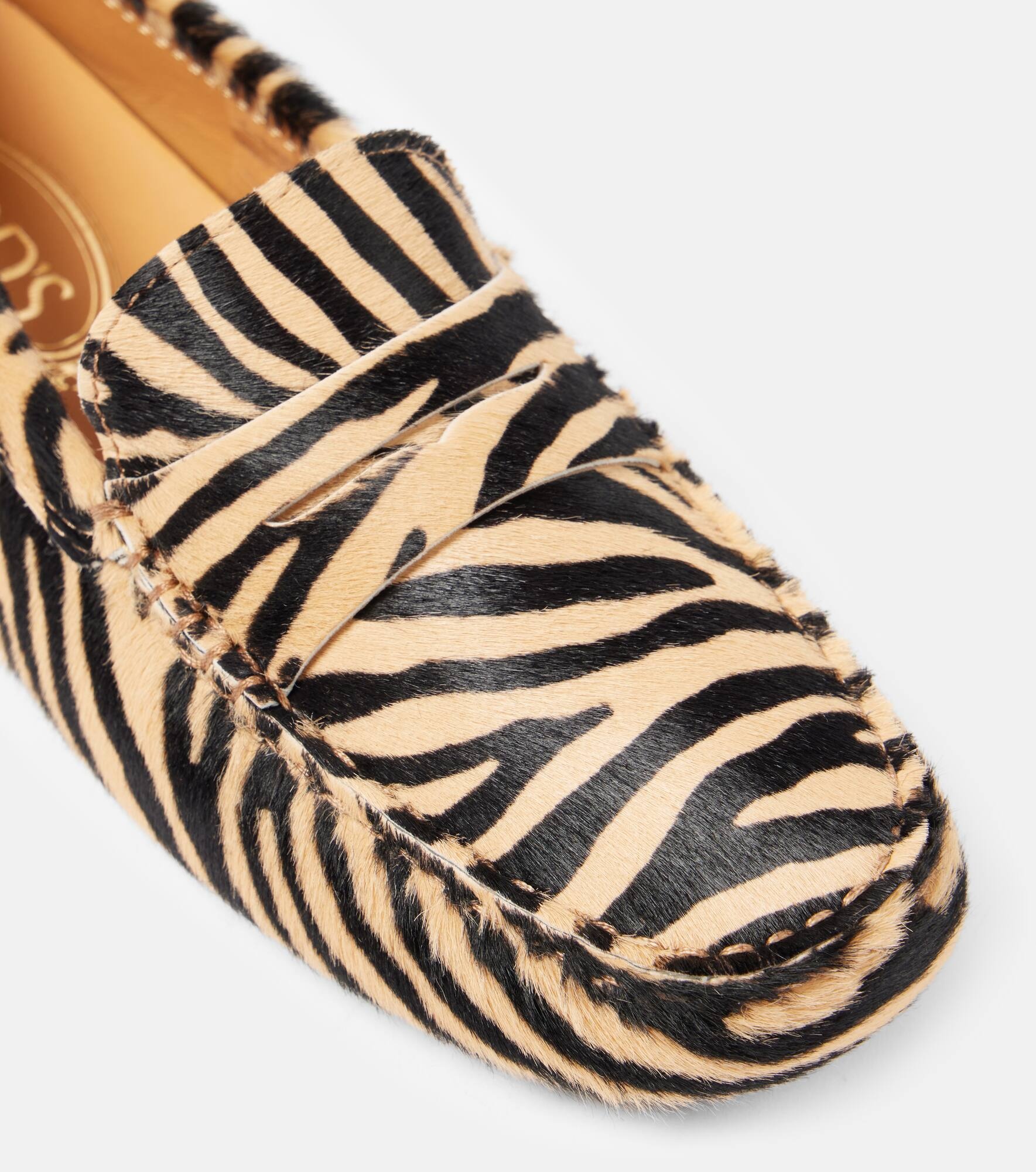 Gommino calf hair driving shoes - 6