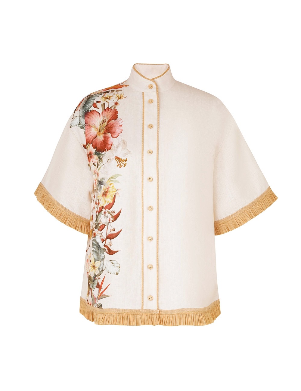 Zimmermann LEXI RELAXED SHIRT | REVERSIBLE