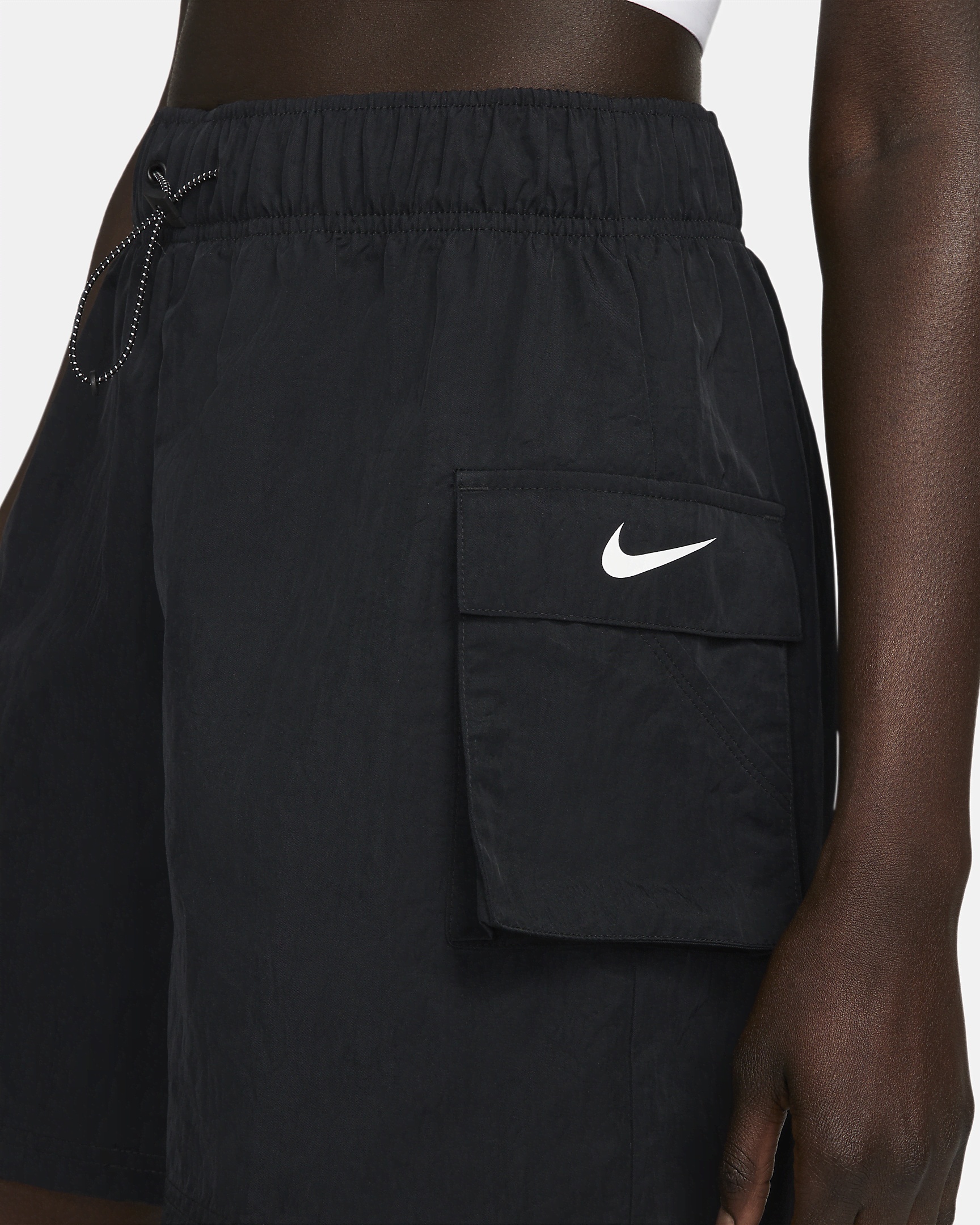 Women's Nike Sportswear Essential Woven High-Rise Shorts - 4