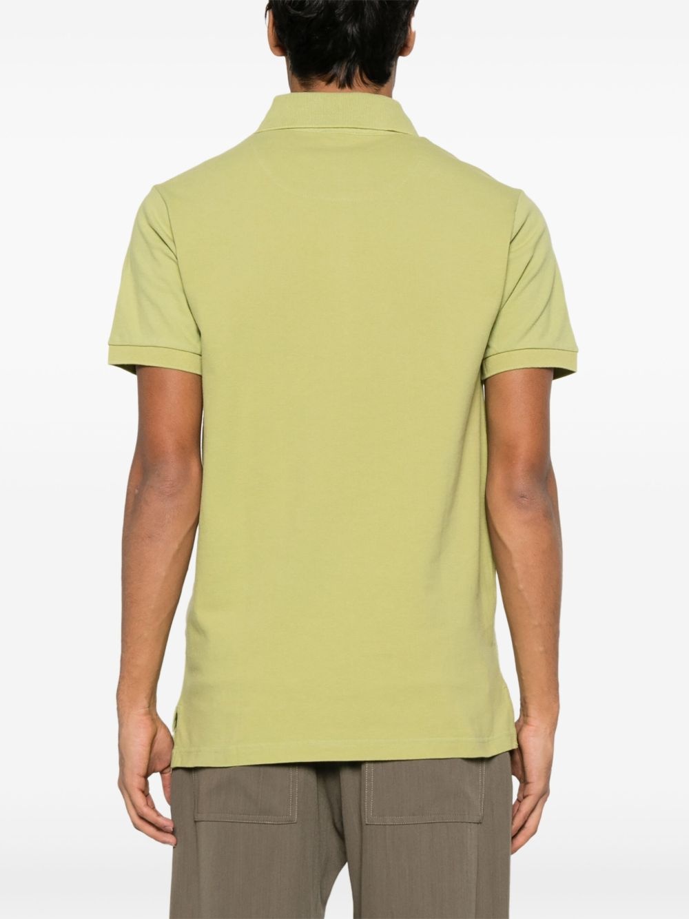 logo-embroiderde polo shirt - 3