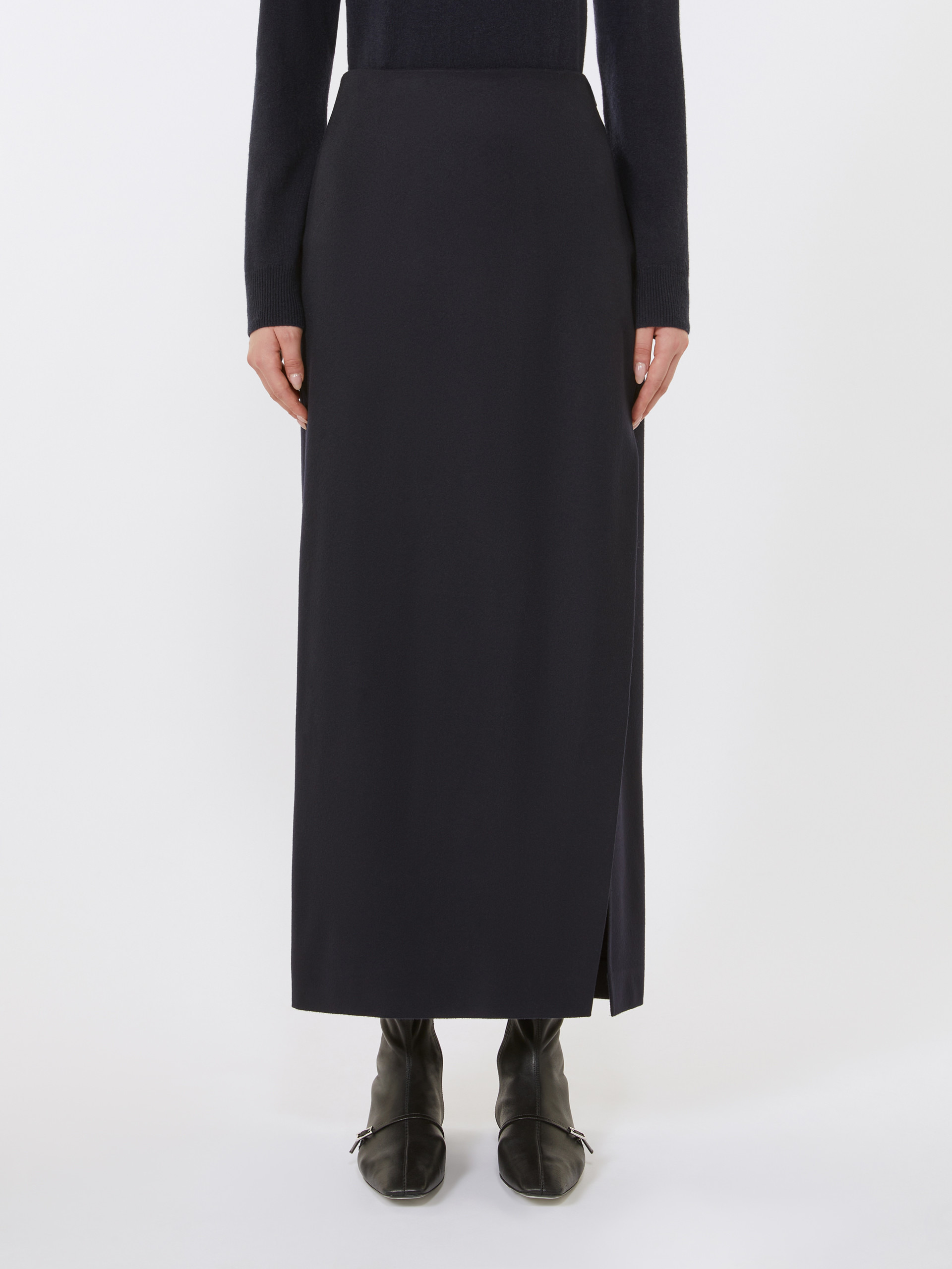 ADORATO Wrap wool skirt - 3