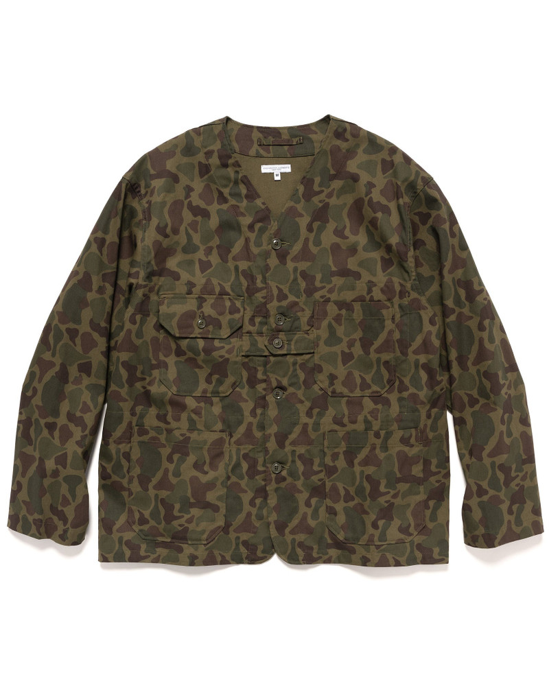 CARDIGAN JACKET CAMO 6.5OZ FLAT TWILL OLIVE 1