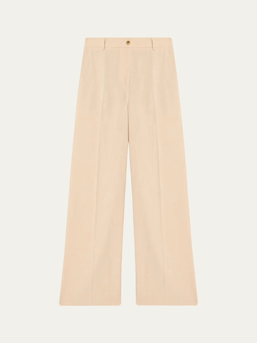 Women Baggy Wide-Leg Trousers - 1
