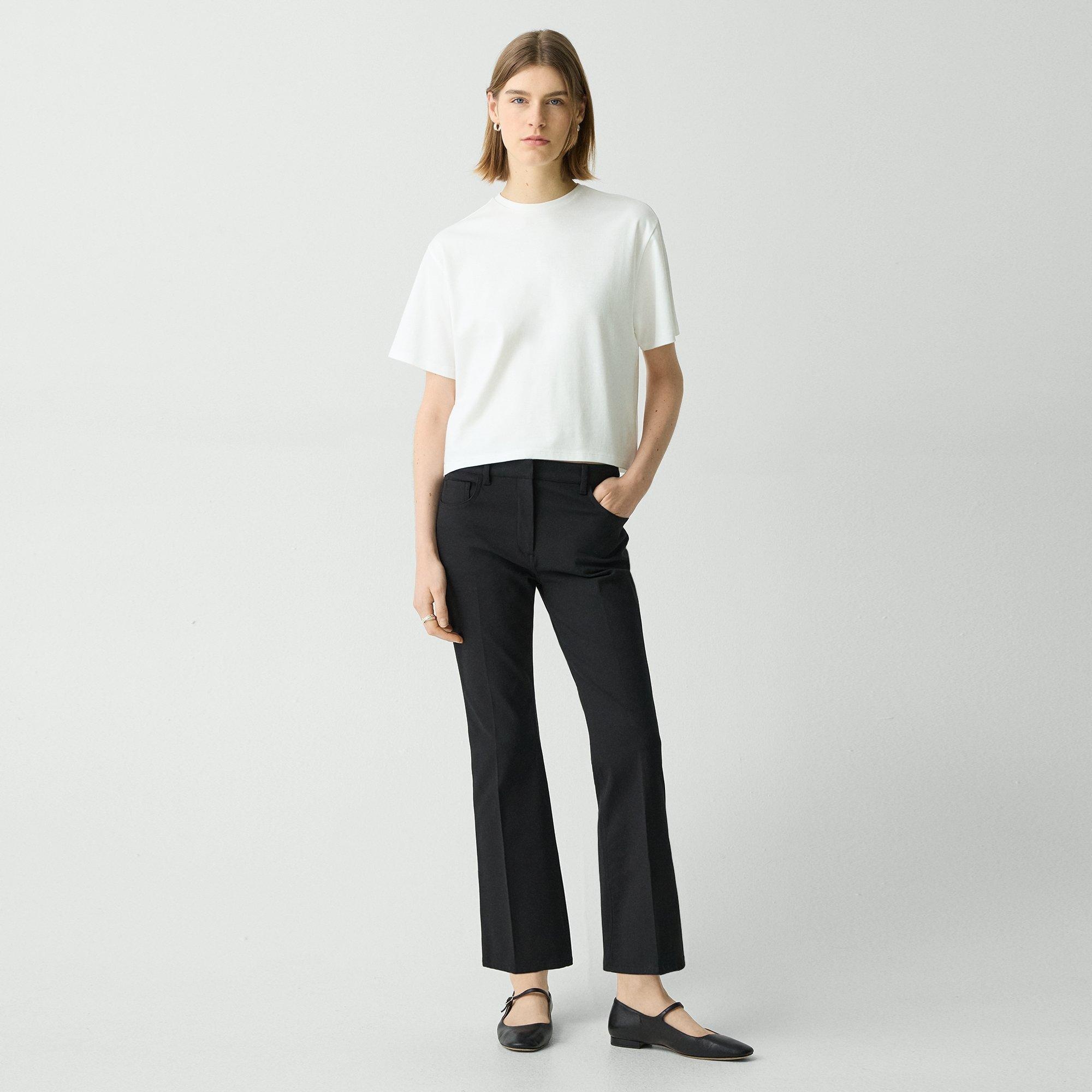 Boxy Tee in Cotton Jersey - 6