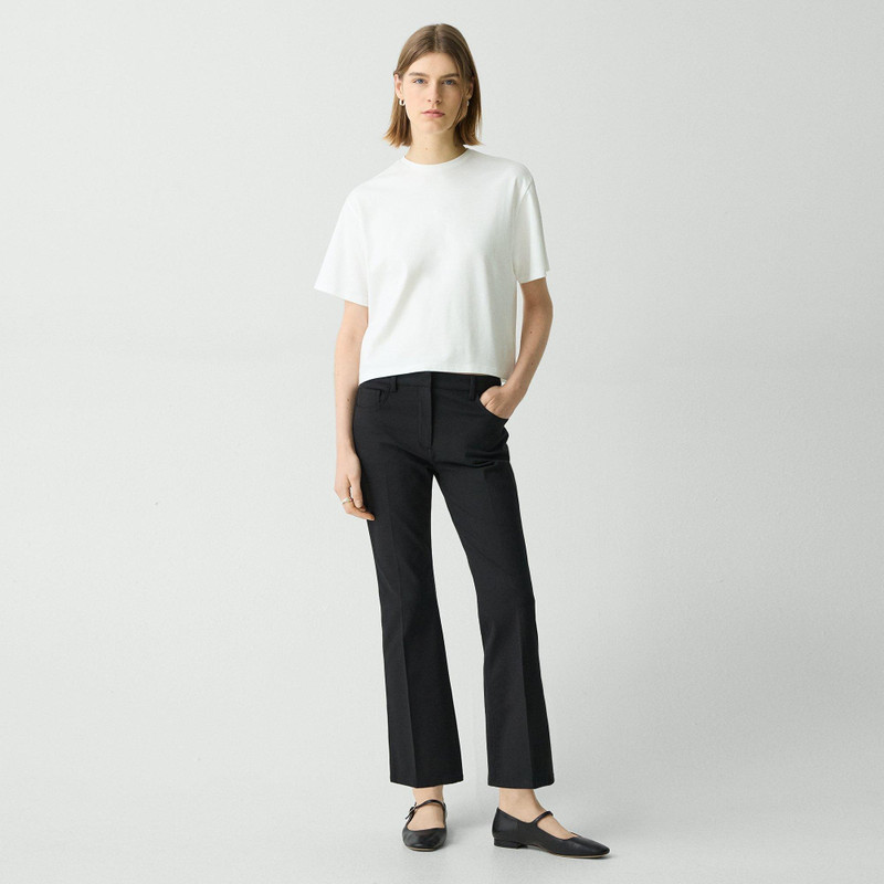 Theory Boxy Tee in Cotton Jersey outlook