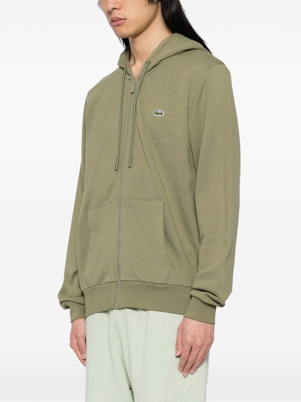 zipped fleece sweatshirt - 3