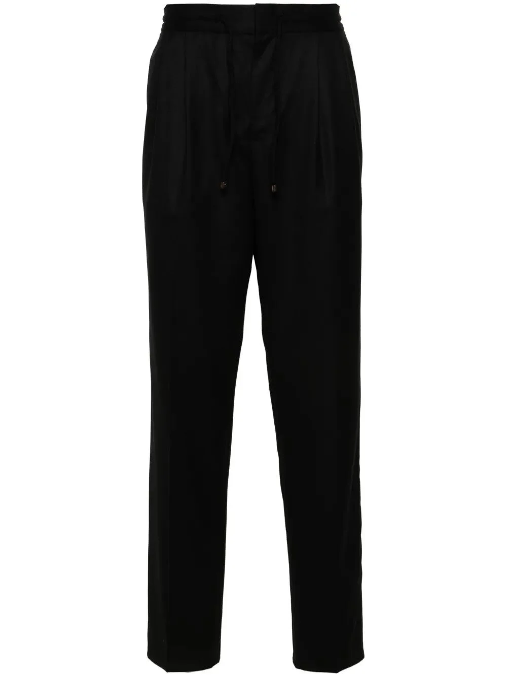 Virgin Wool Flannel Trousers - 1