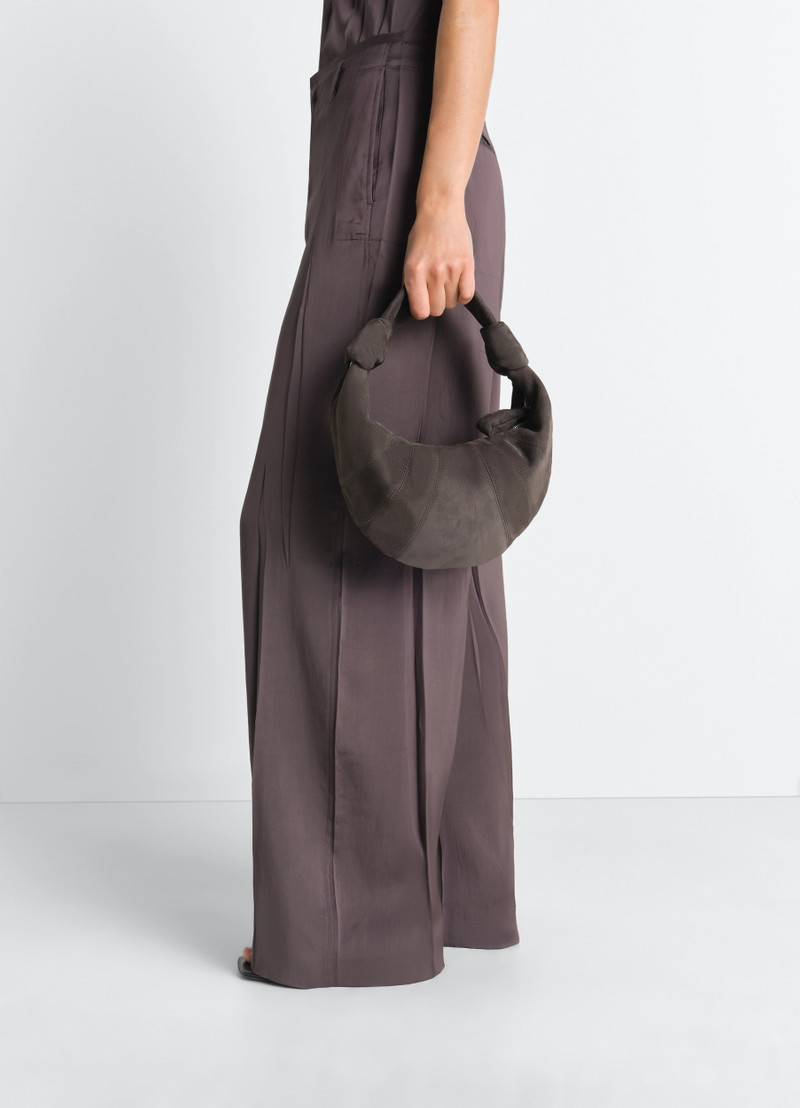 Lemaire MINI FORTUNE CROISSANT BAG IN ALPACA NUBUCK LEATHER outlook