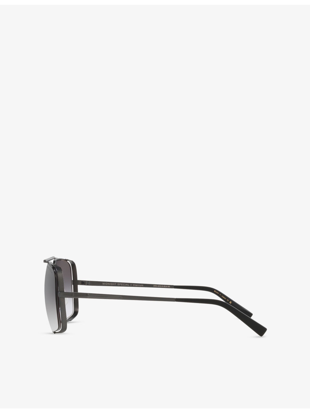 D4000449 MIDNIGHT SPECIAL DRX 2010 Square-Frame Titanium Sunglasses - 3