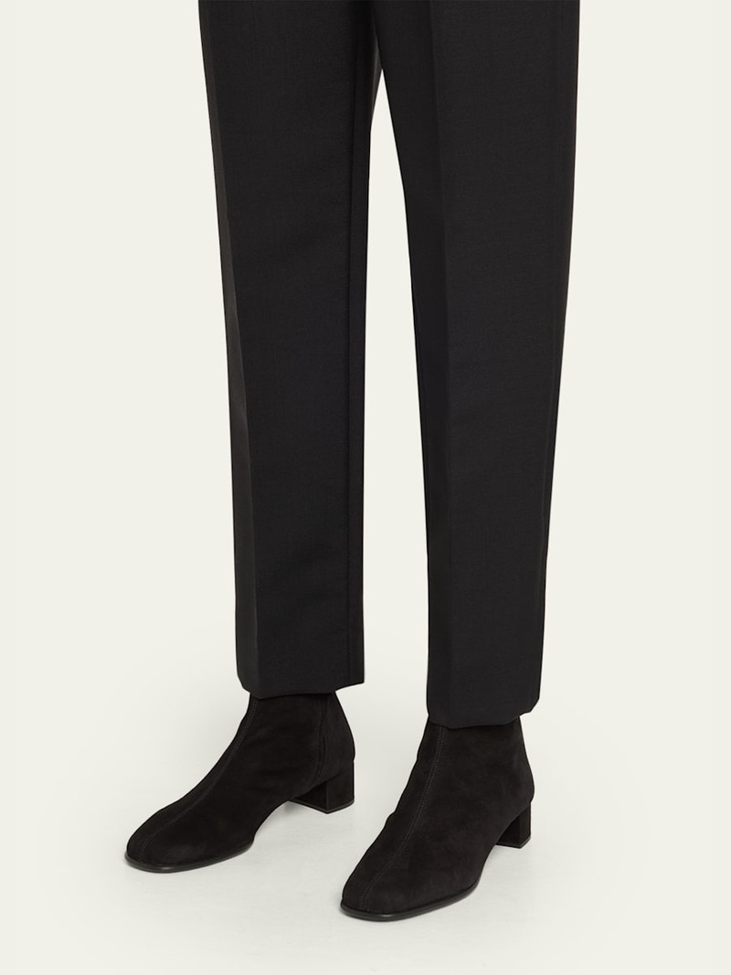 Prada Suede Ankle Booties outlook