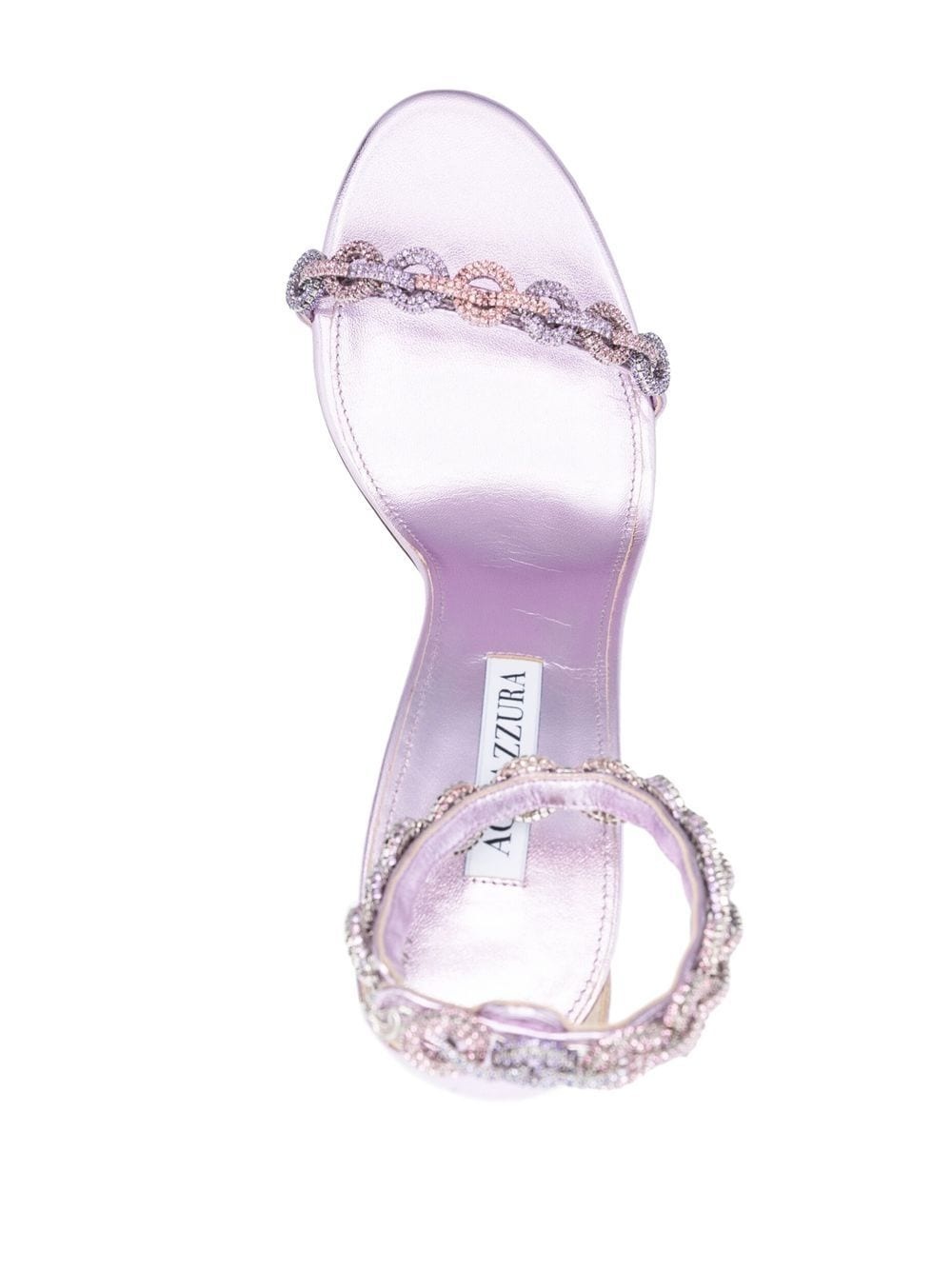 crystal-embellished 110mm sandals - 4