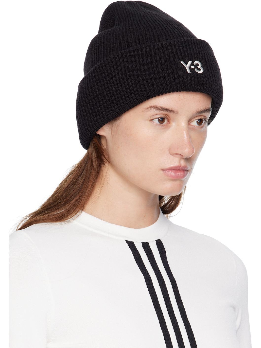 Black Classic Knitted Beanie - 2