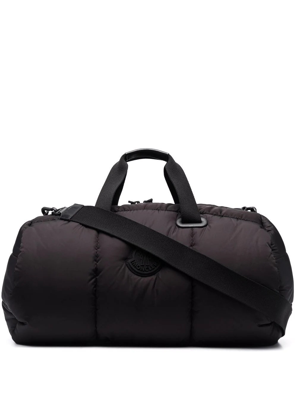 logo patch padded holdall - 1